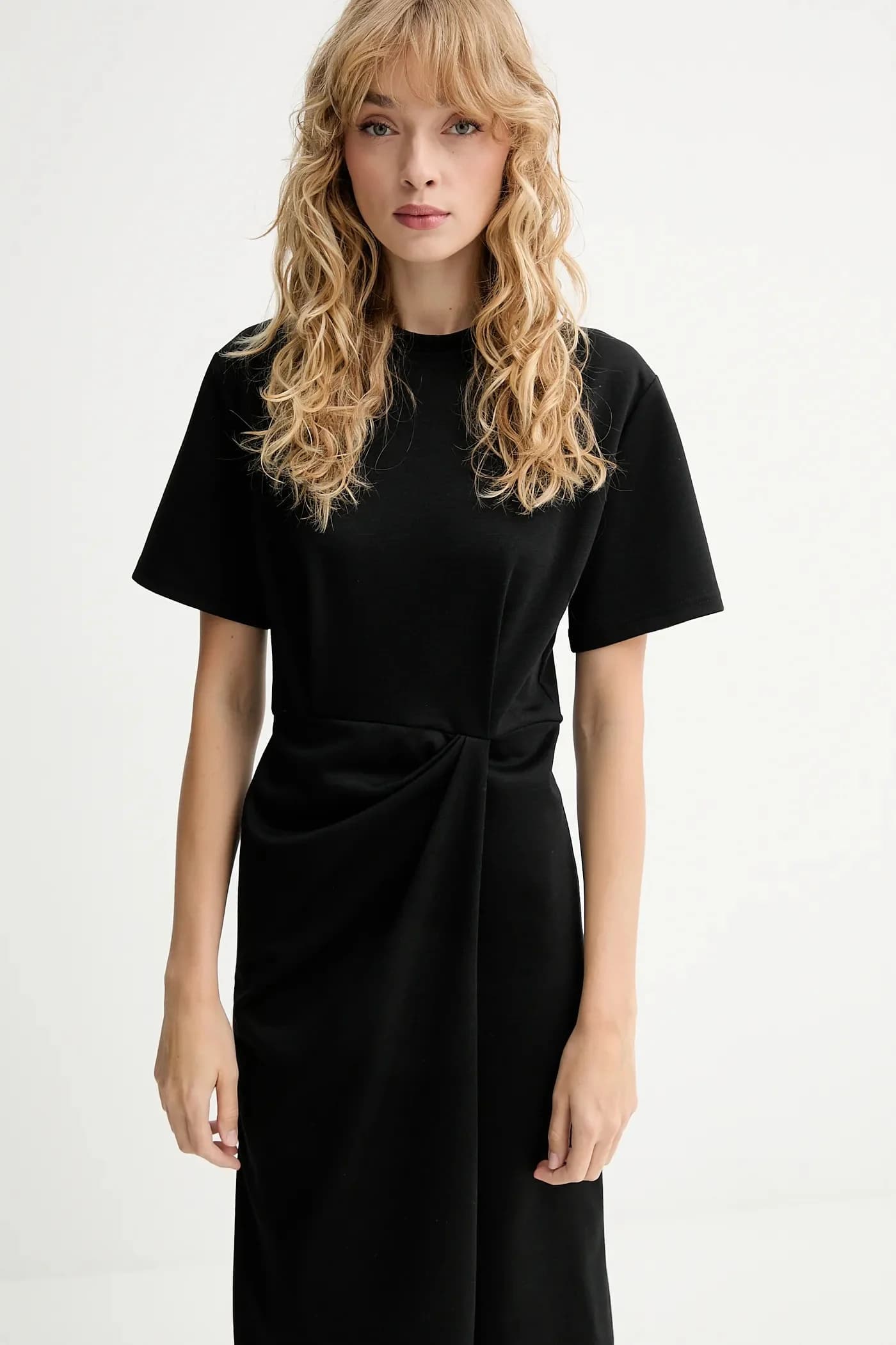 Платье из смесовой шерсти - фото 4