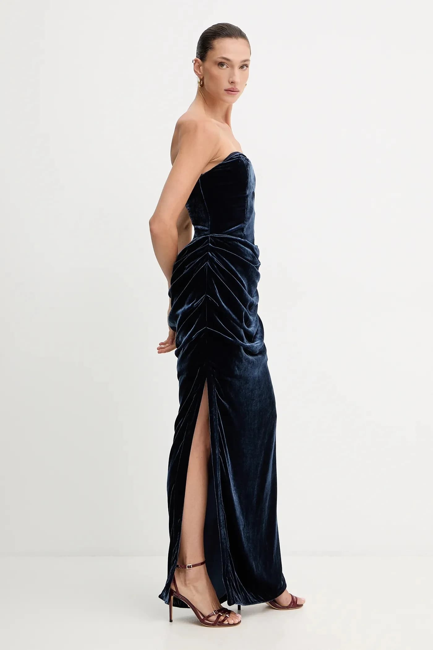 Платье с добавлением шелка - фото 5