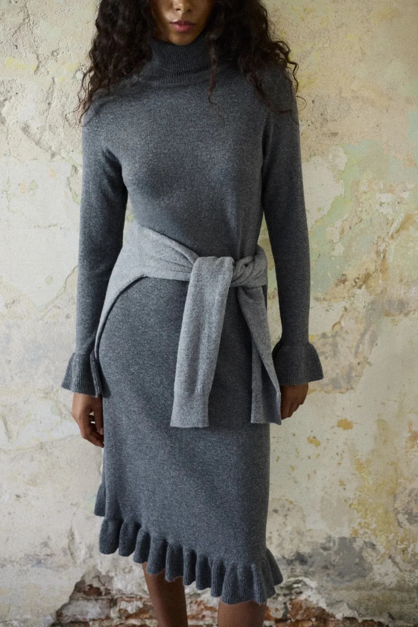 Кашемировое платье