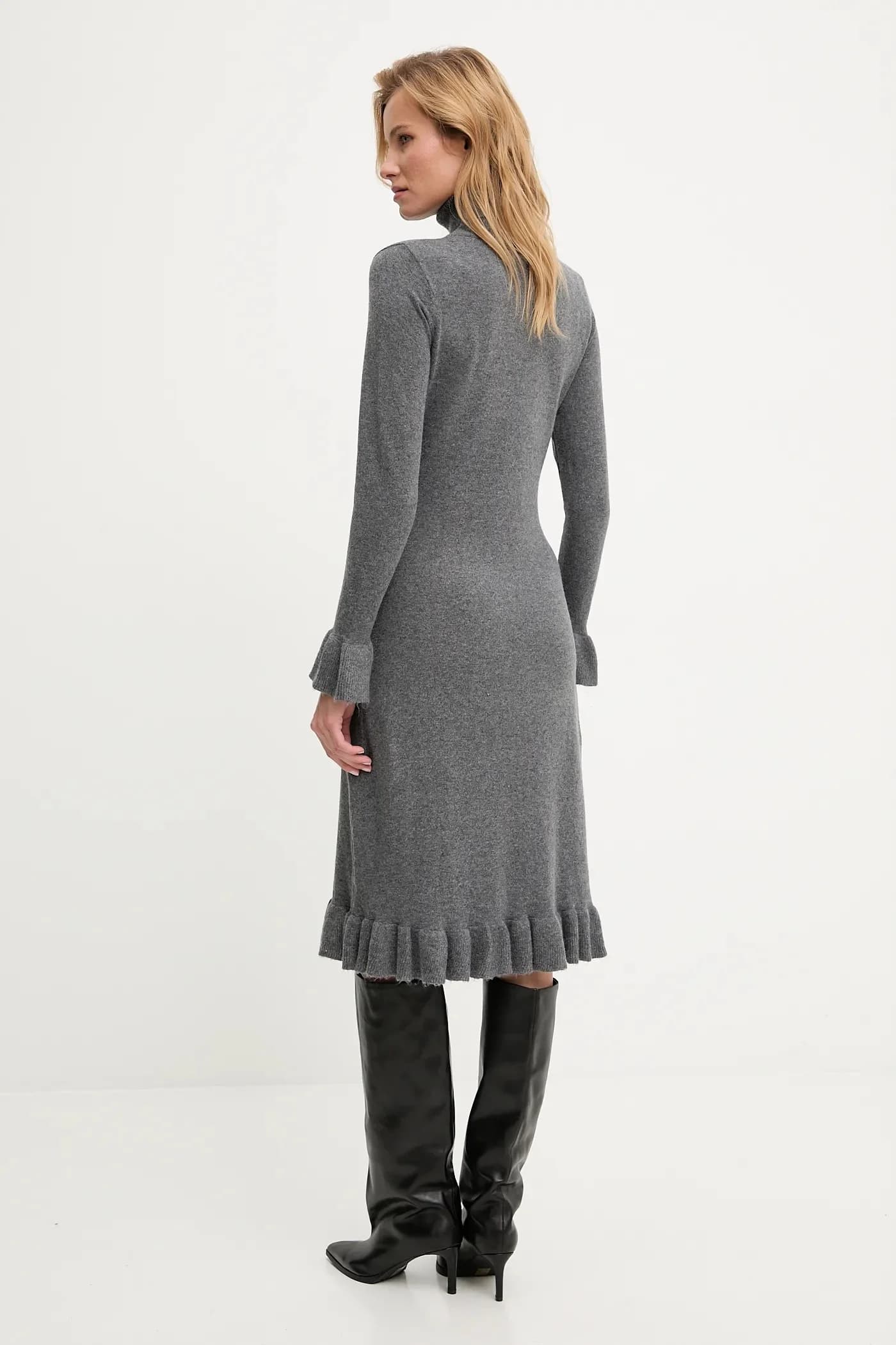 Кашемировое платье - фото 4