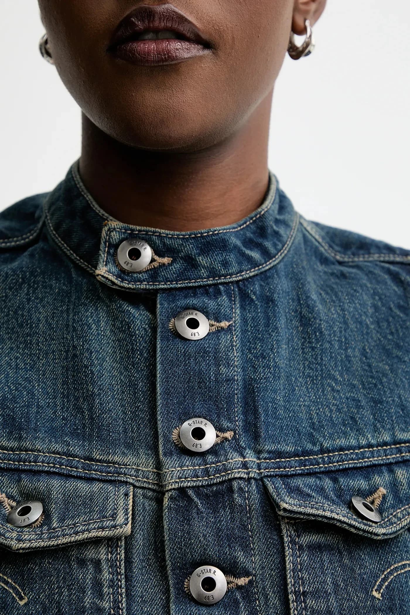 Джинсовое платье Moto Slim - фото 5