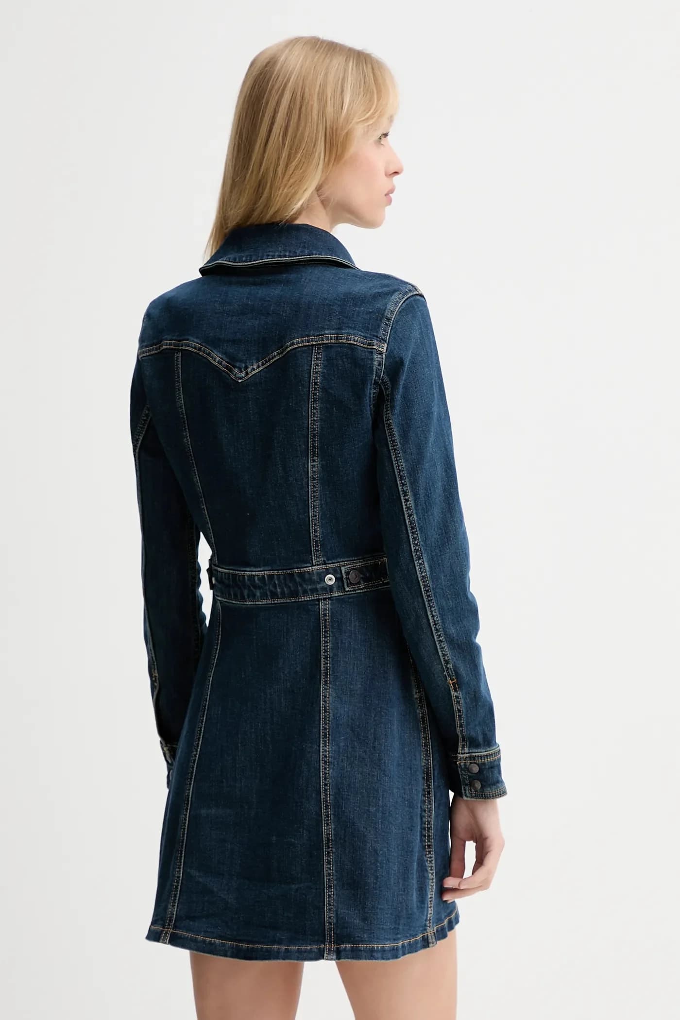 Джинсовое платье - фото 3