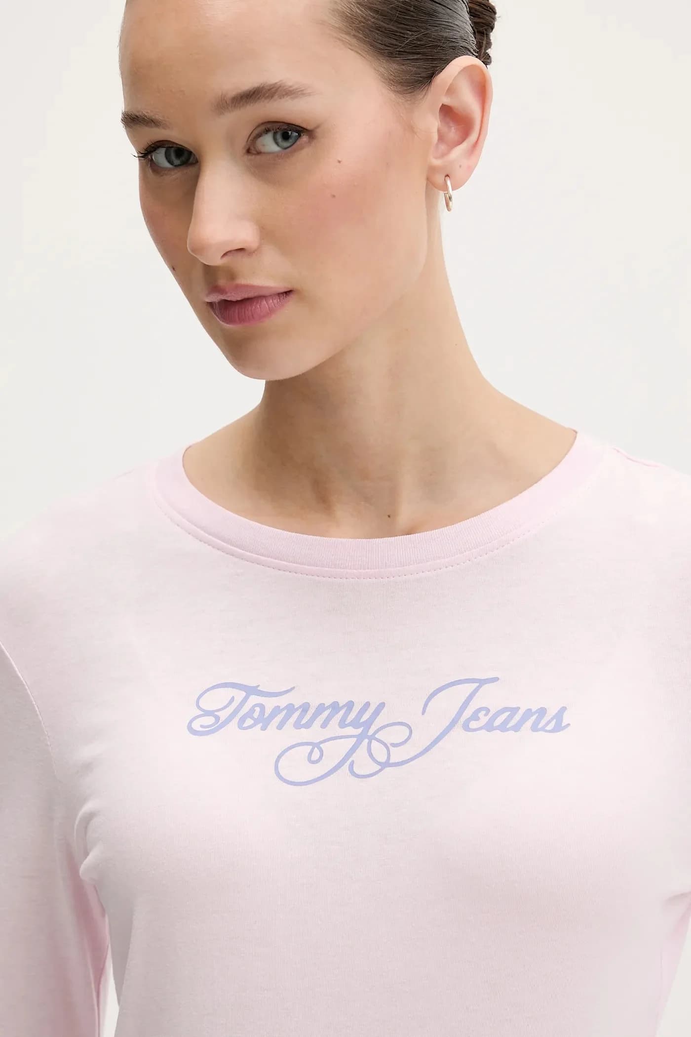 Хлопковая рубашка с длинным рукавом - фото 4