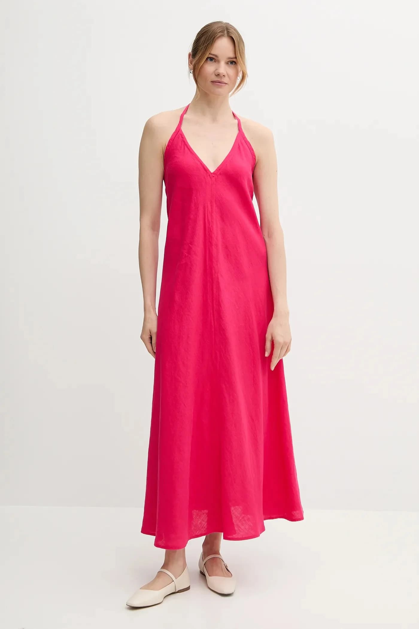 Льняное платье - фото 2