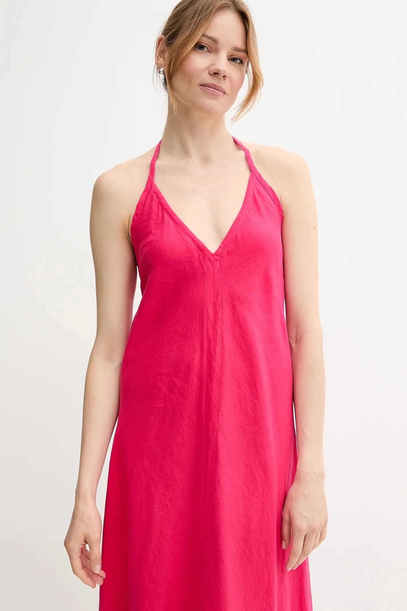 Льняное платье - фото 4