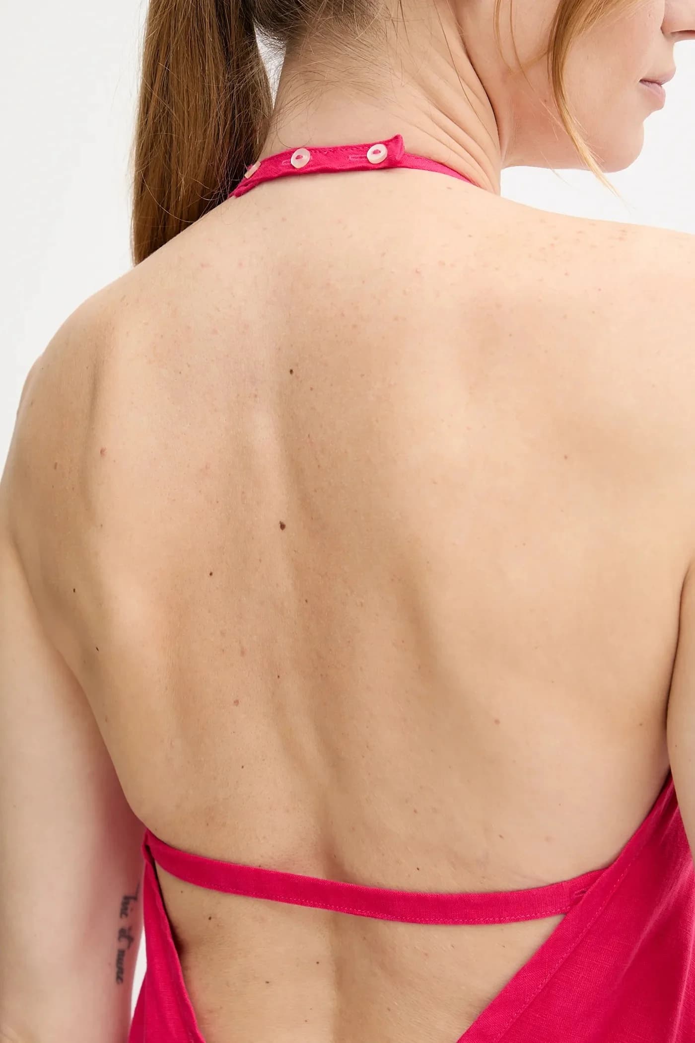 Льняное платье - фото 5