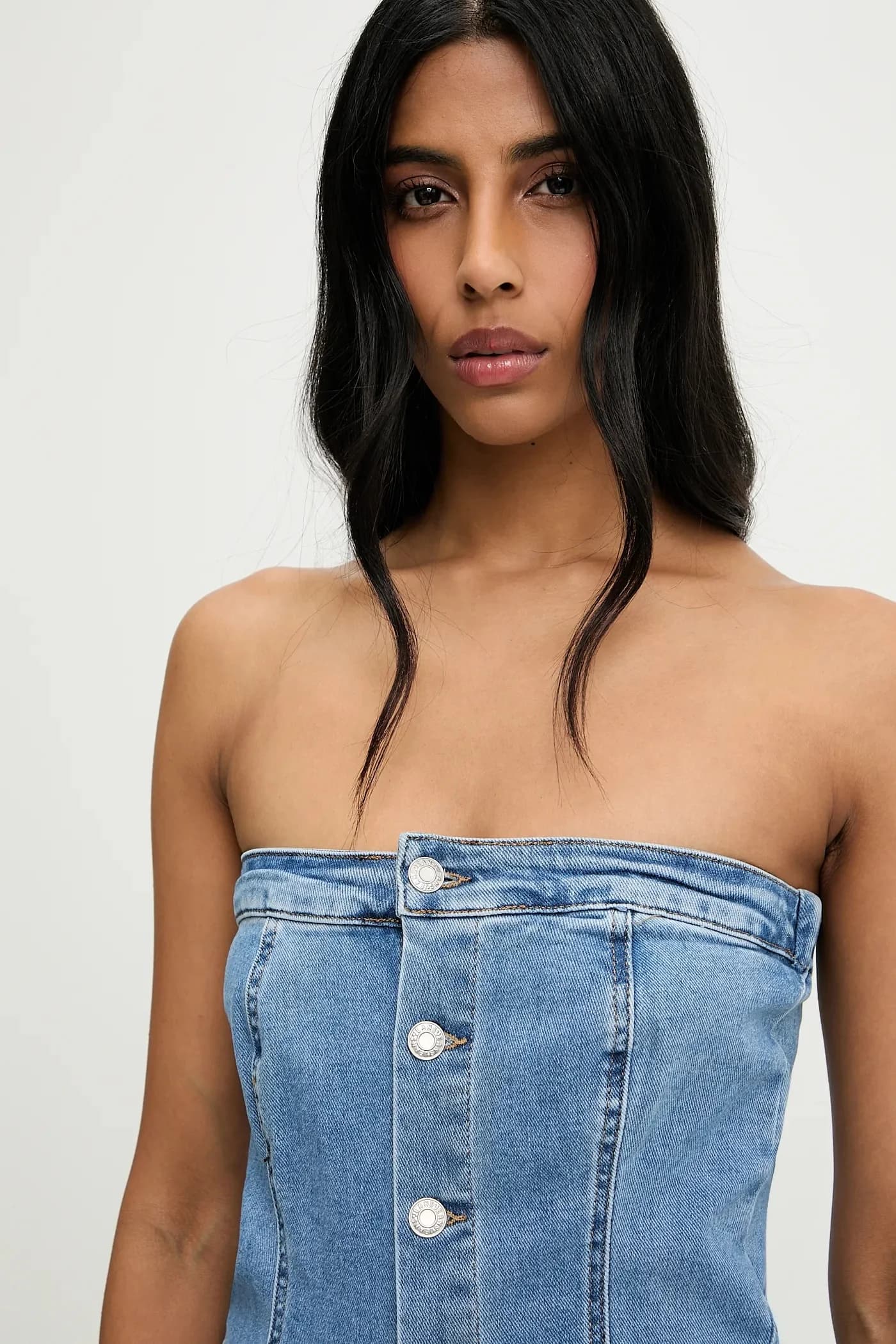 Джинсовое платье - фото 4