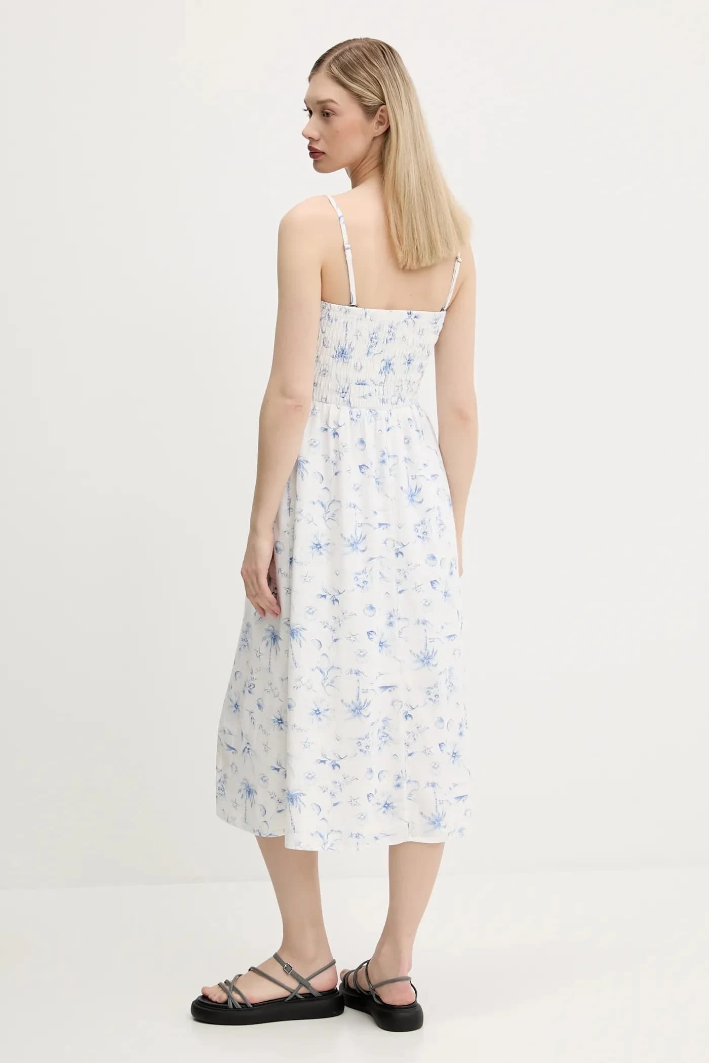 Льняное платье - фото 3