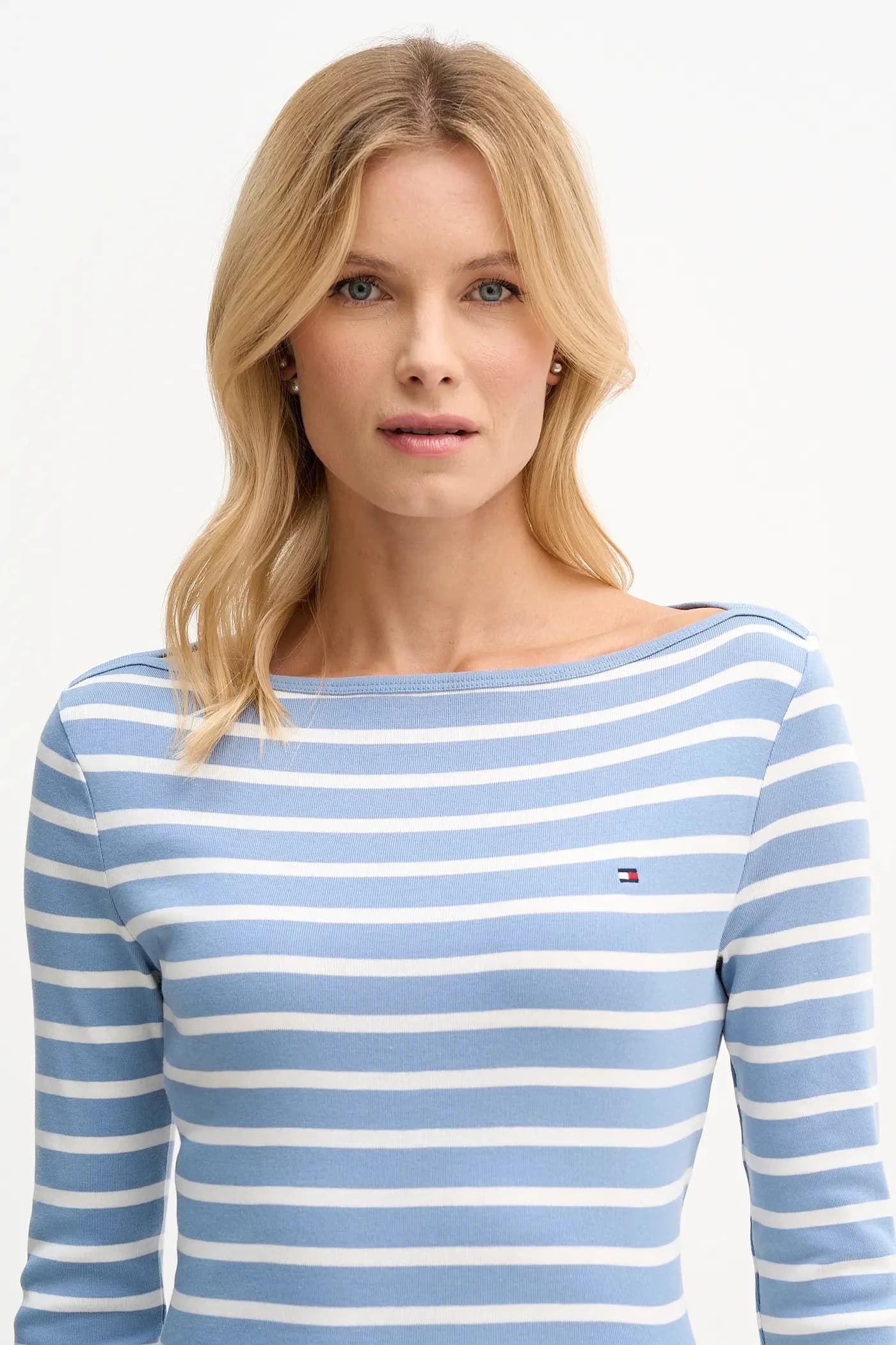 Хлопковая рубашка с длинным рукавом - фото 4