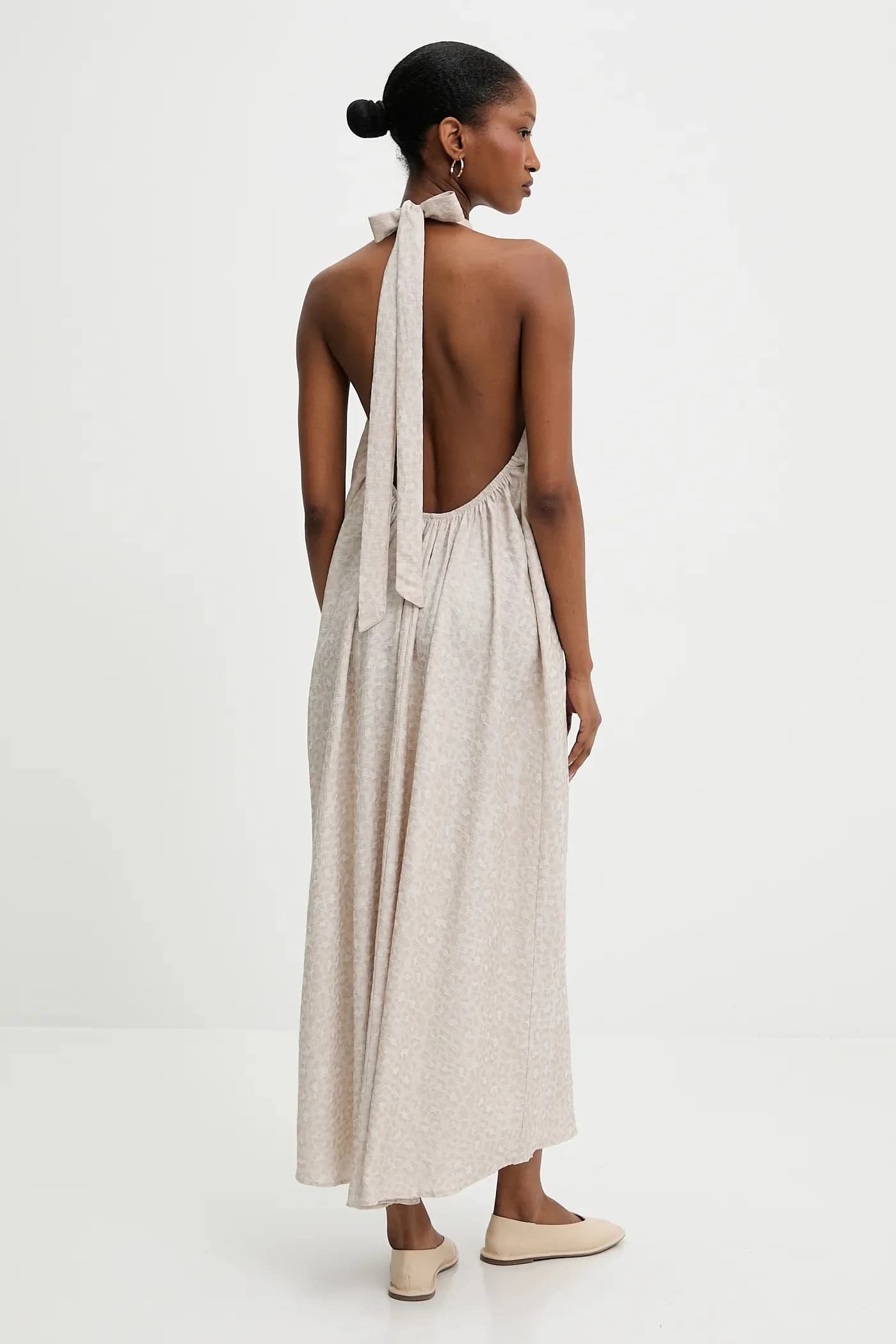 Льняное платье - фото 2