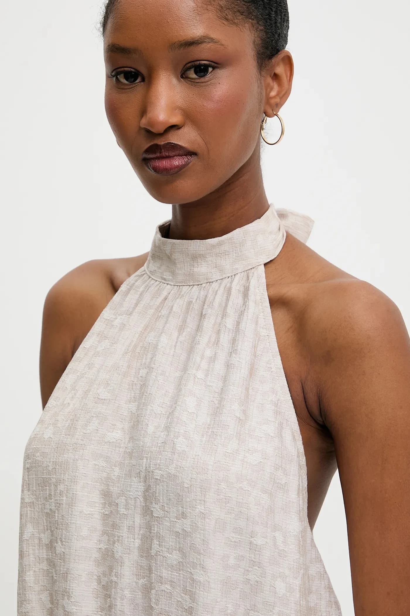 Льняное платье - фото 4