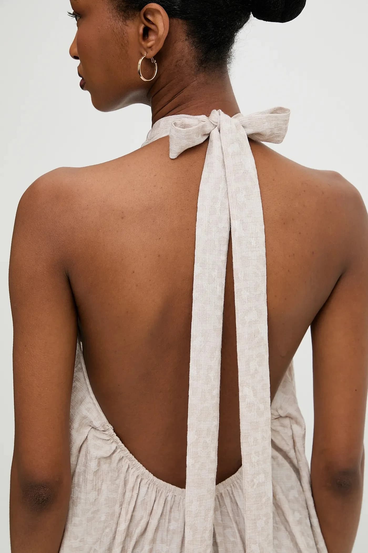 Льняное платье - фото 5