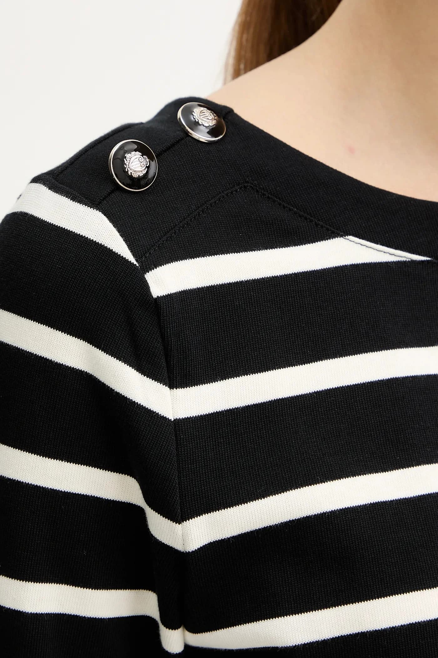 Хлопковая рубашка с длинным рукавом - фото 5