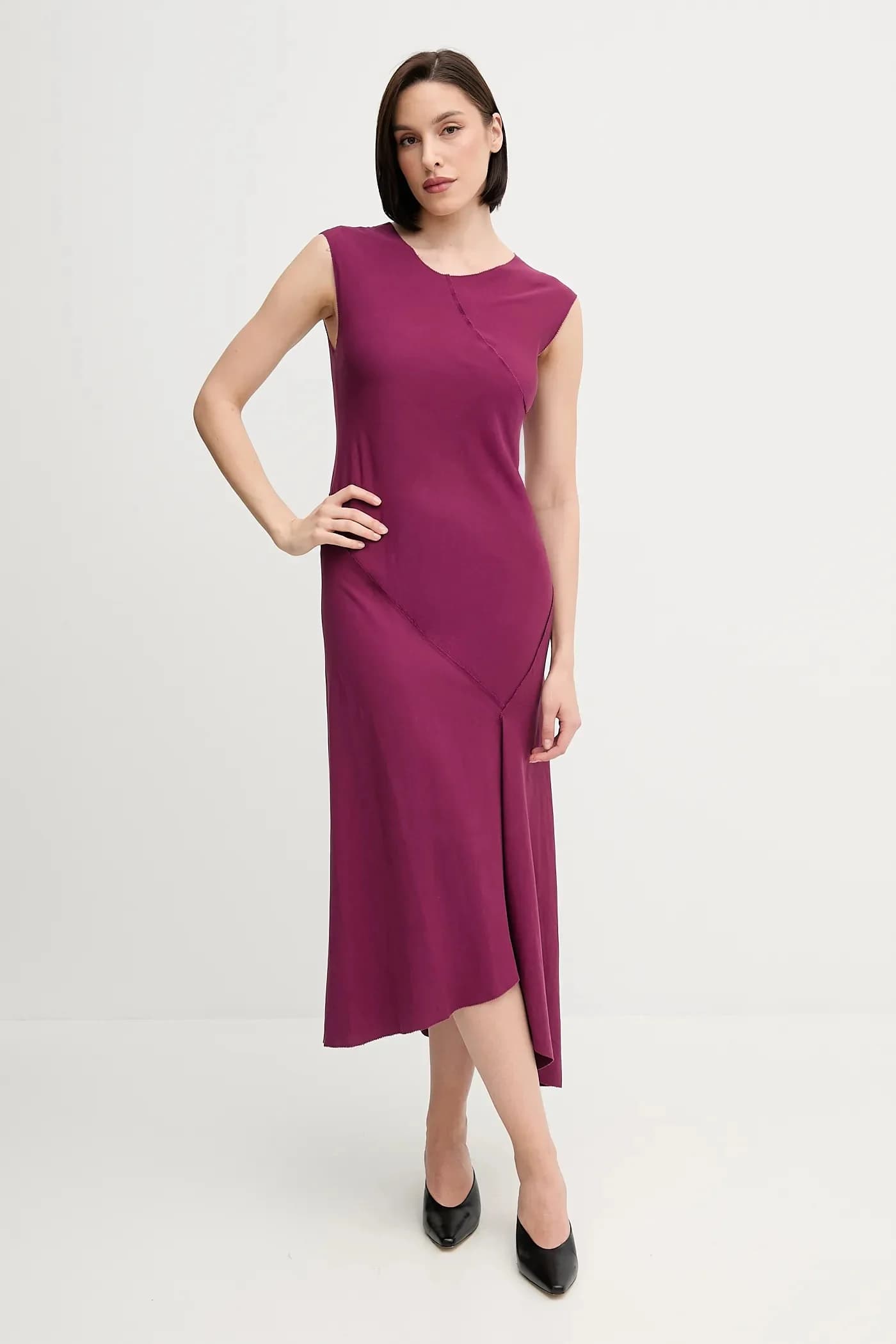 Платье из смесового льна - фото 2