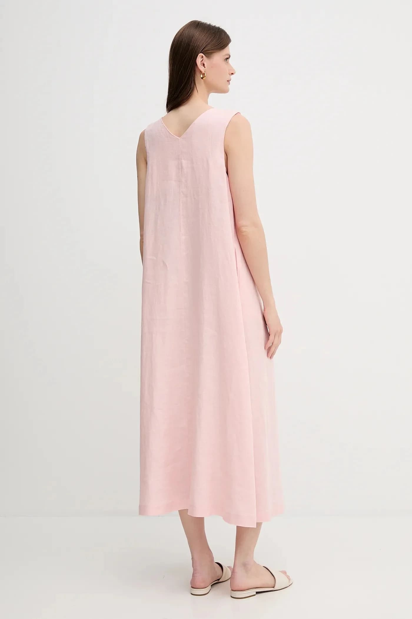 Льняное платье - фото 3