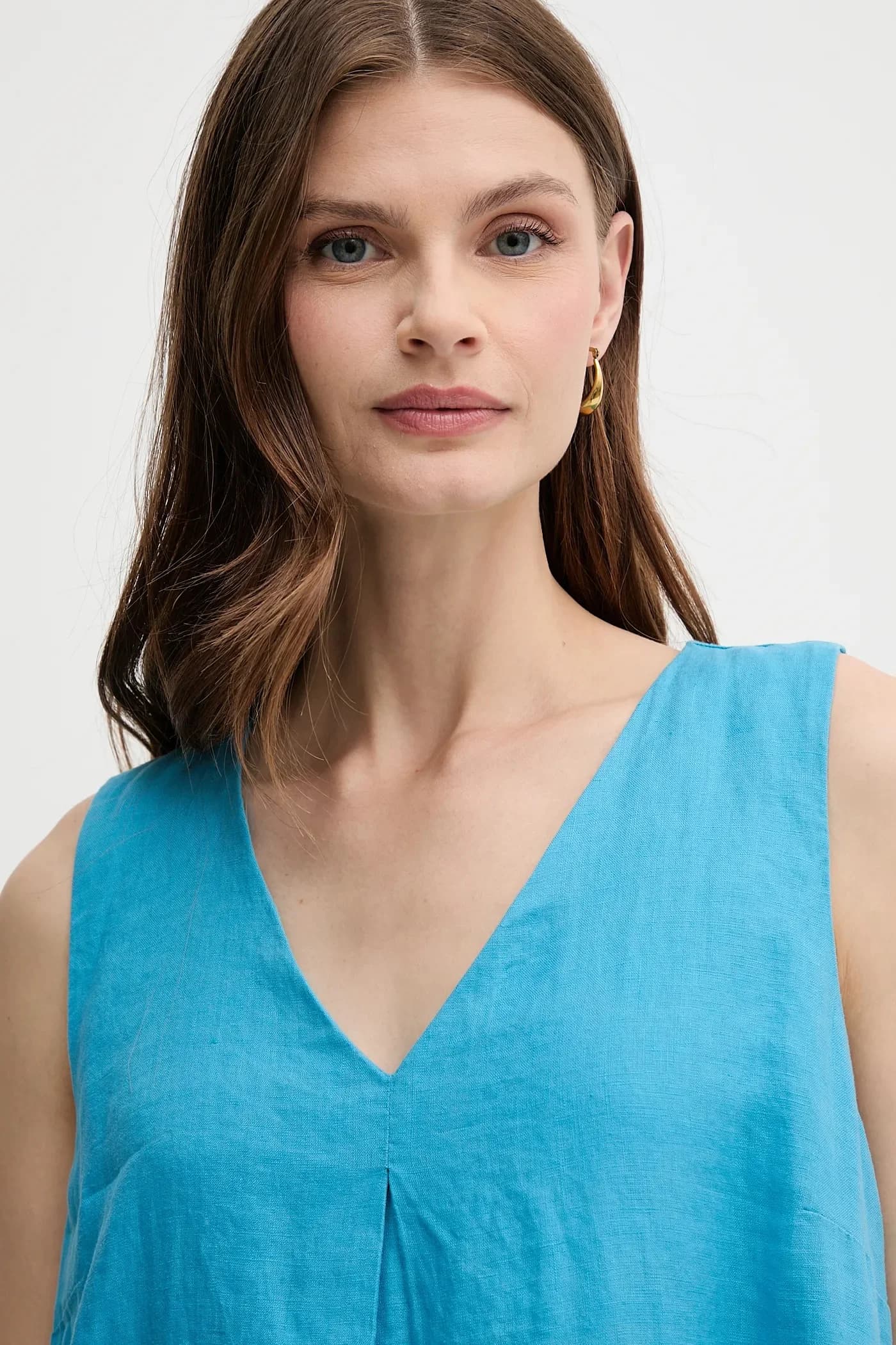 Льняное платье - фото 4