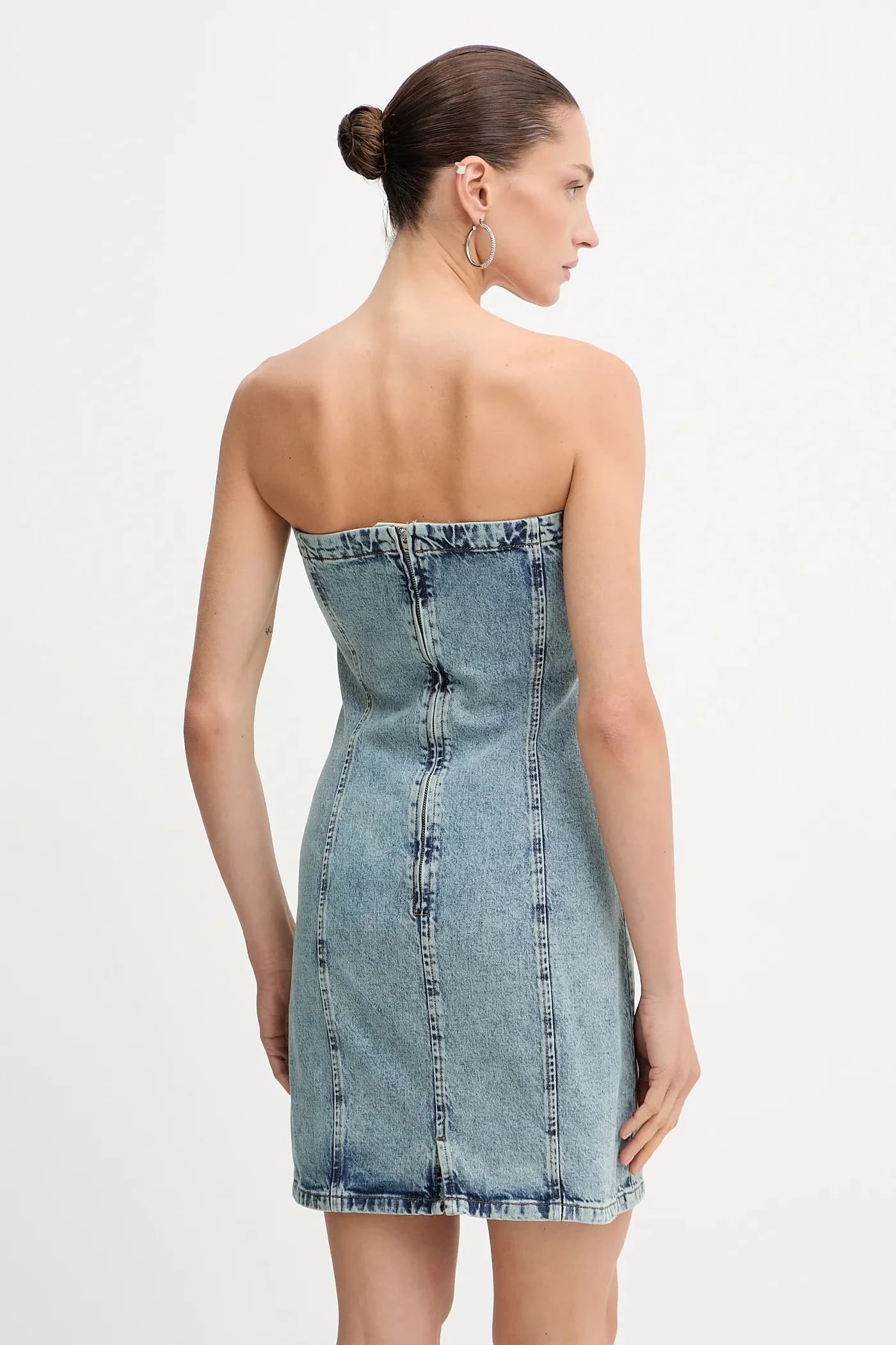 Джинсовое платье - фото 3