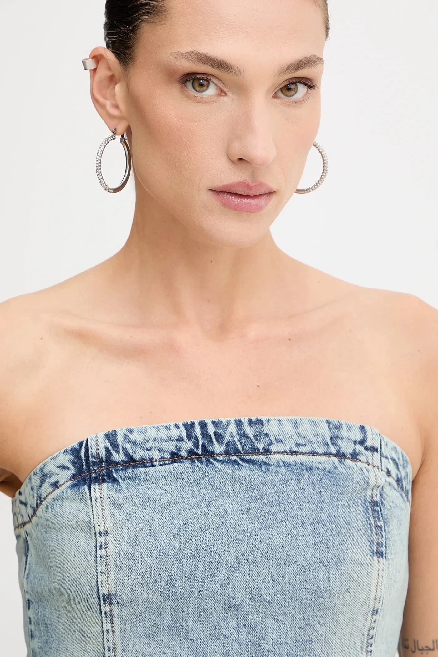 Джинсовое платье - фото 4