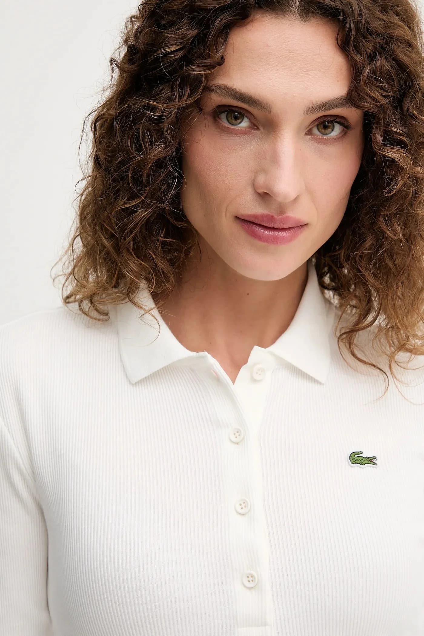 Хлопковая рубашка с длинным рукавом - фото 4