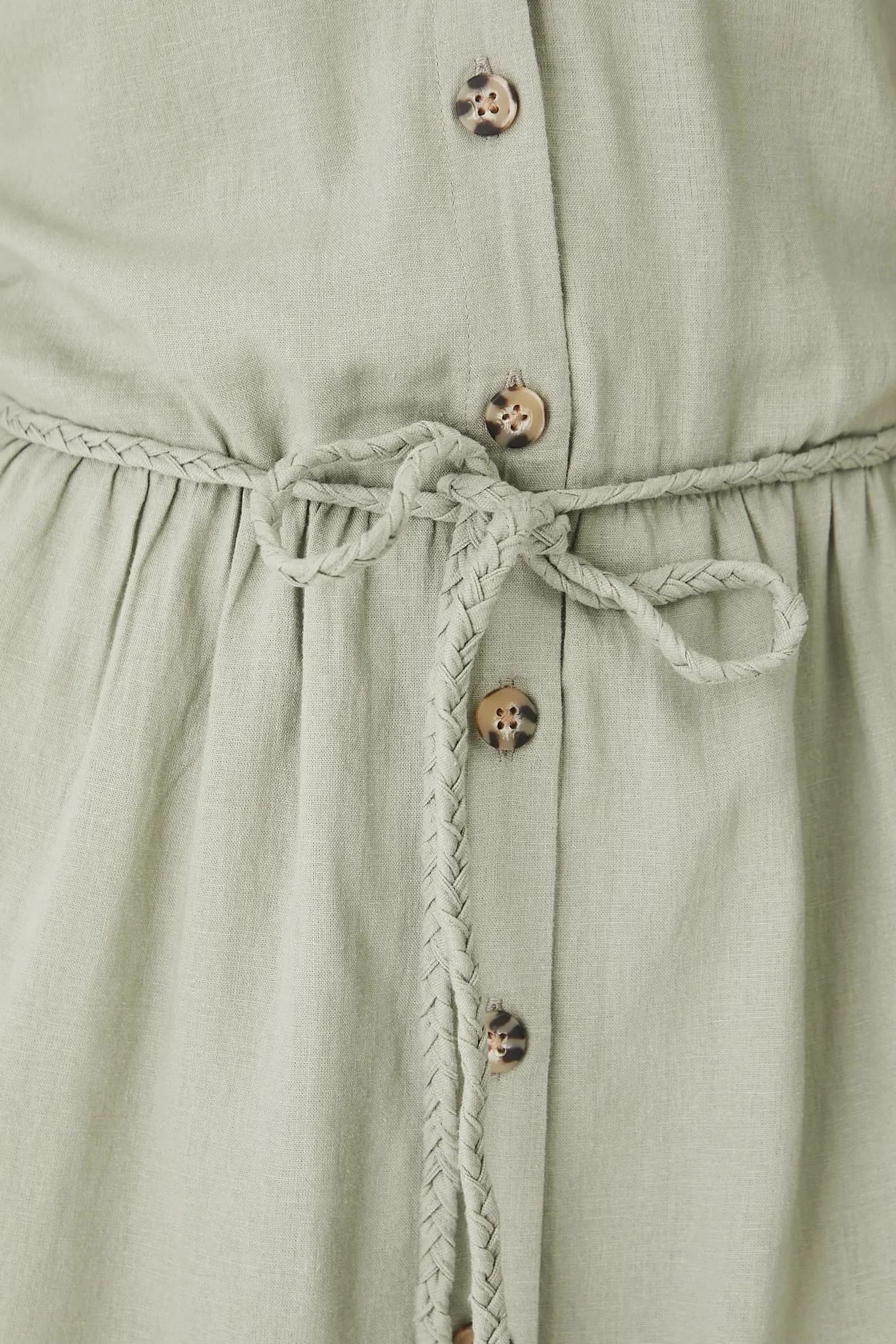 Льняное платье - фото 5