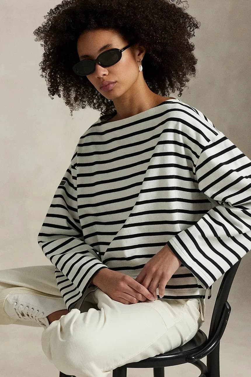 Хлопковая рубашка с длинным рукавом - фото 5