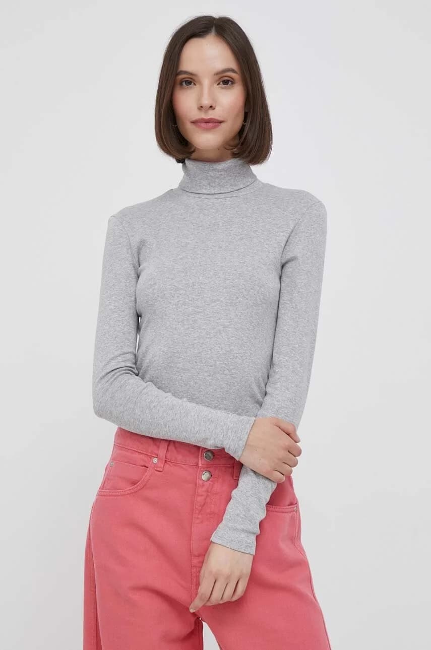 Хлопковая рубашка с длинным рукавом - фото 4