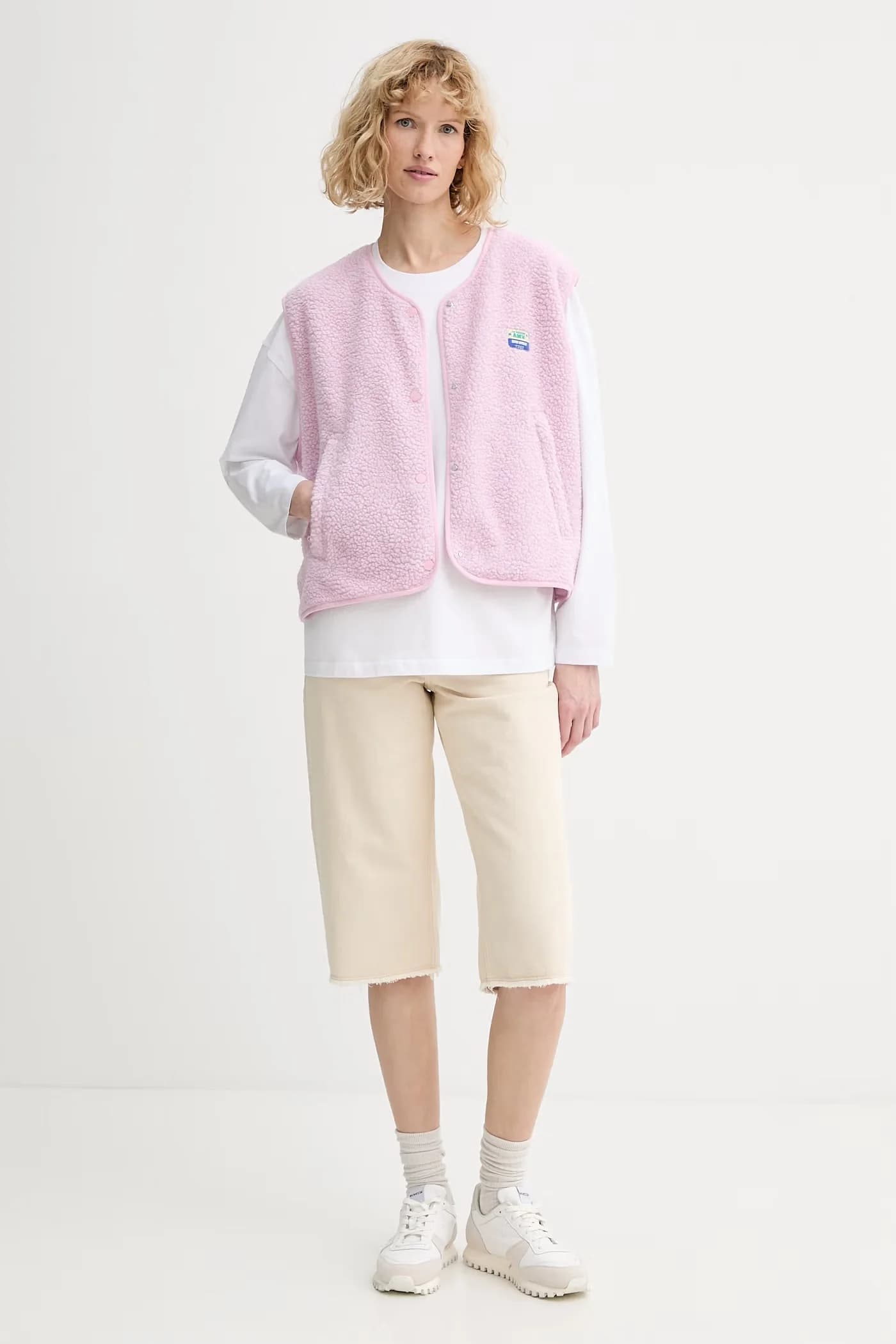 Хлопковая рубашка с длинным рукавом - фото 3