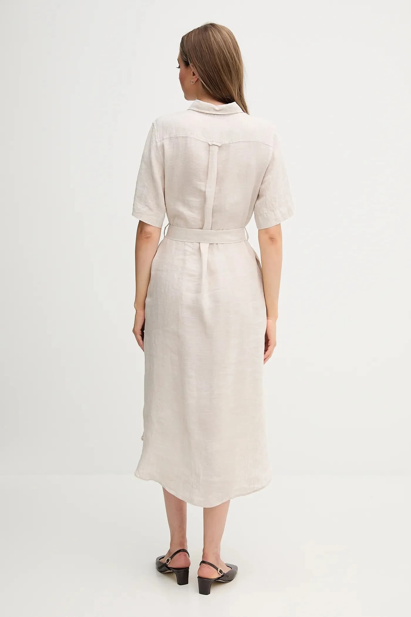 Льняное платье - фото 3