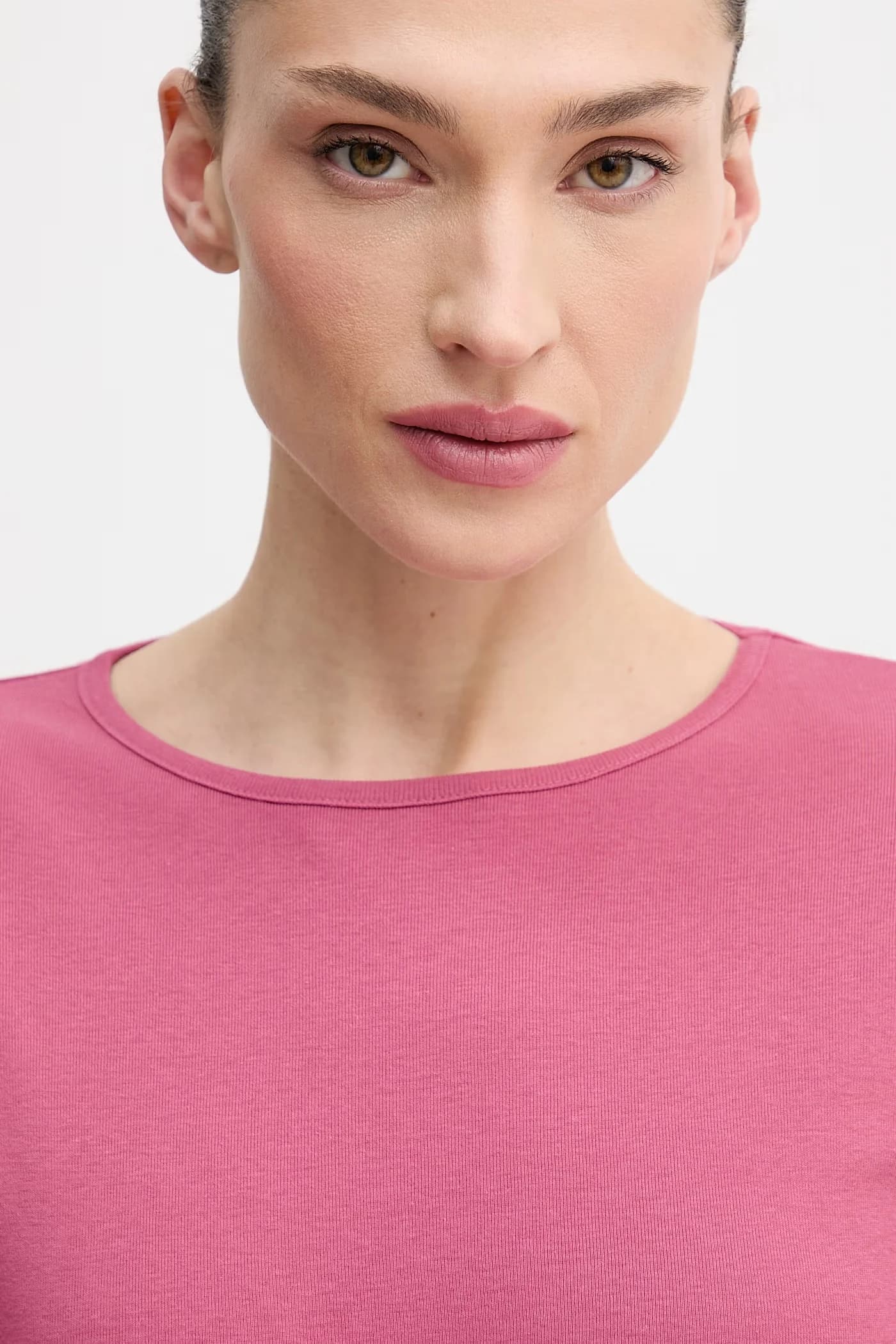 Хлопковая рубашка с длинным рукавом - фото 4