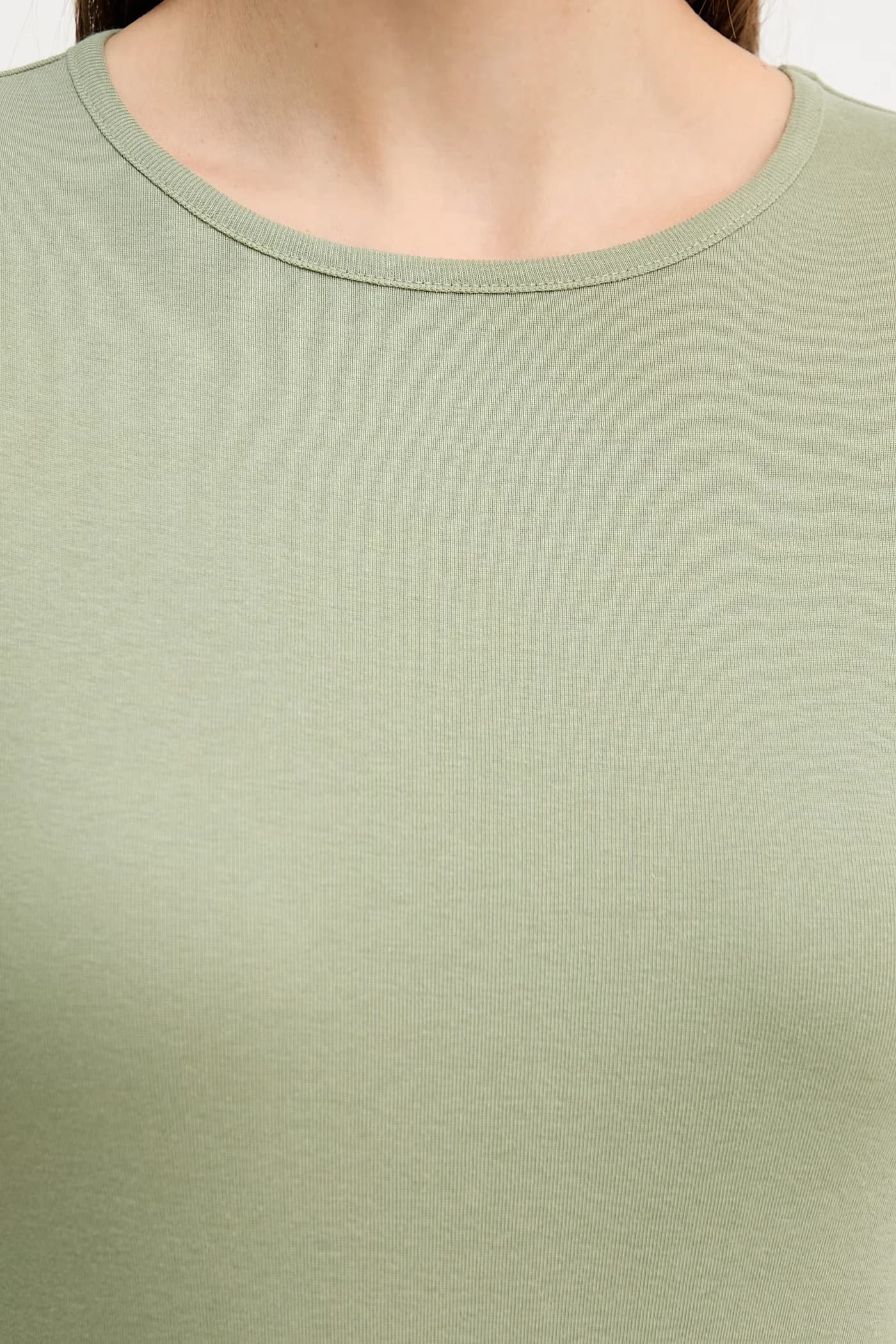 Хлопковая рубашка с длинным рукавом - фото 5