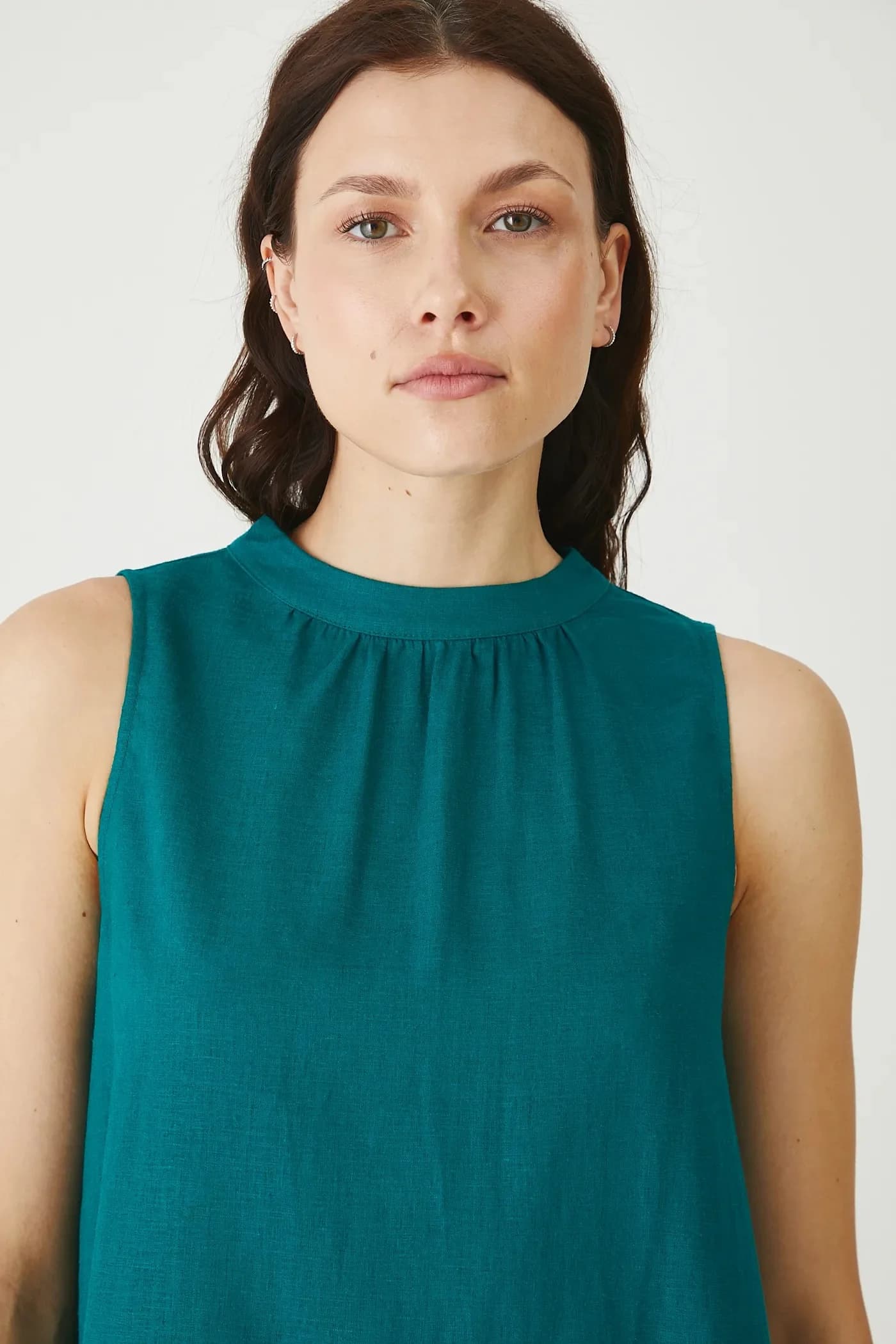 Льняное платье - фото 4