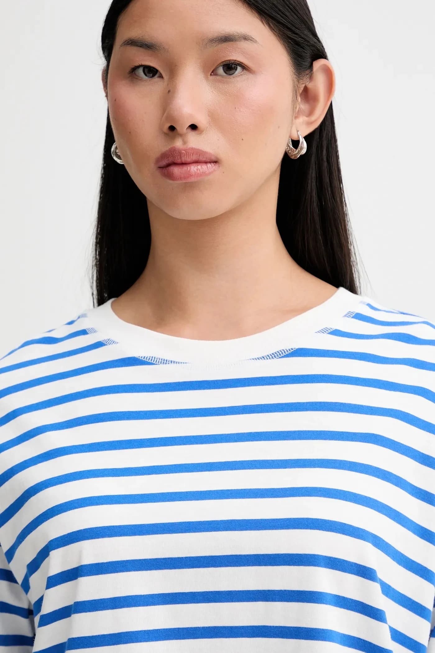 Хлопковая рубашка с длинным рукавом - фото 4