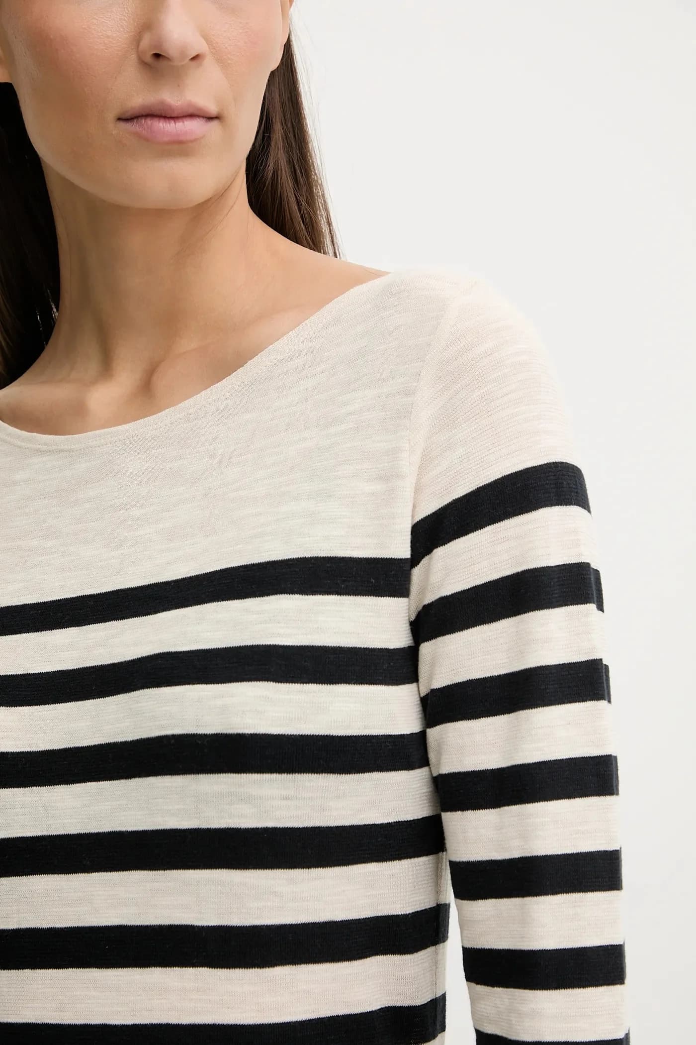 Хлопковая рубашка с длинным рукавом - фото 5