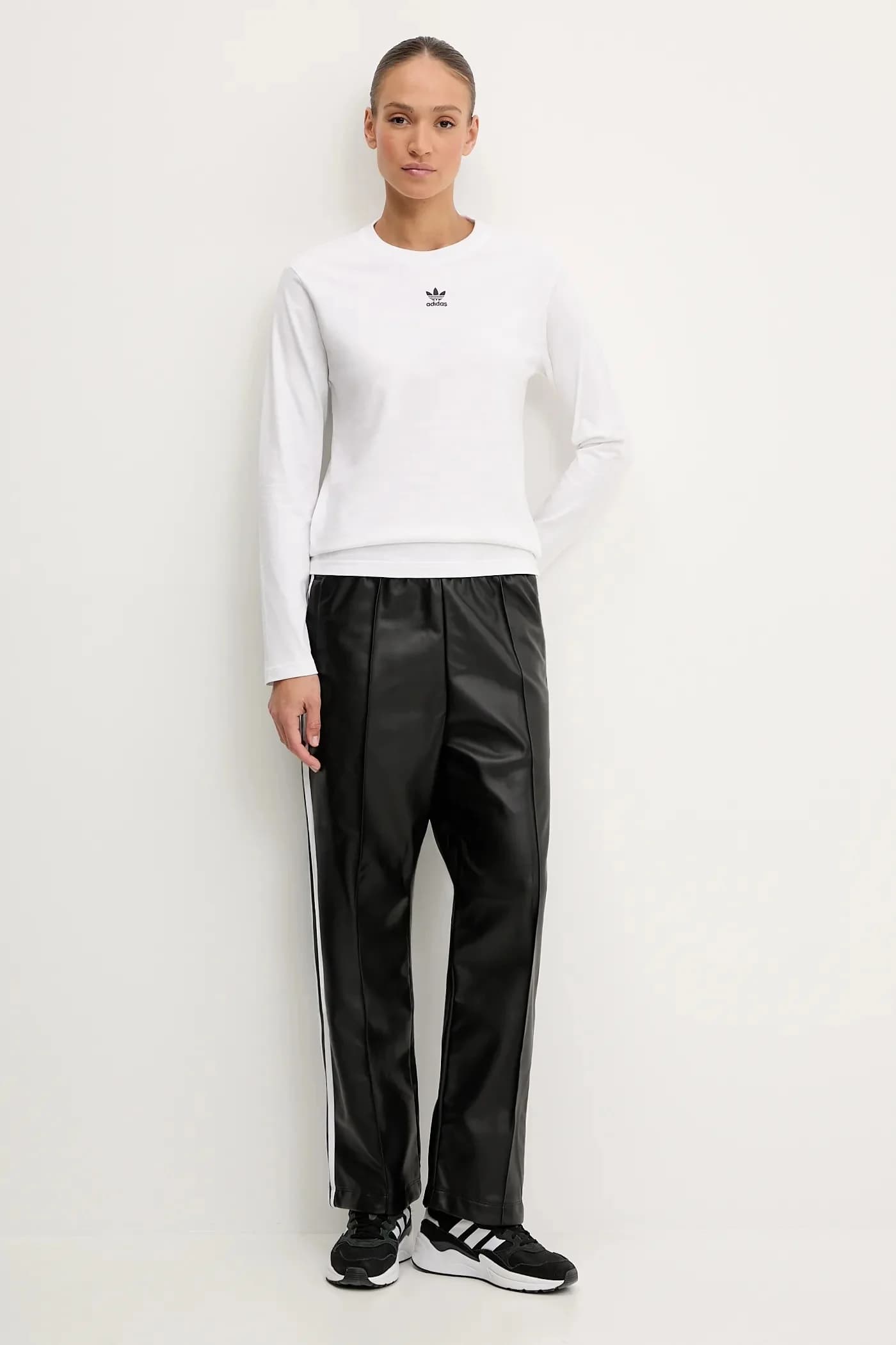 Хлопковая рубашка Essentials с длинными рукавами - фото 2