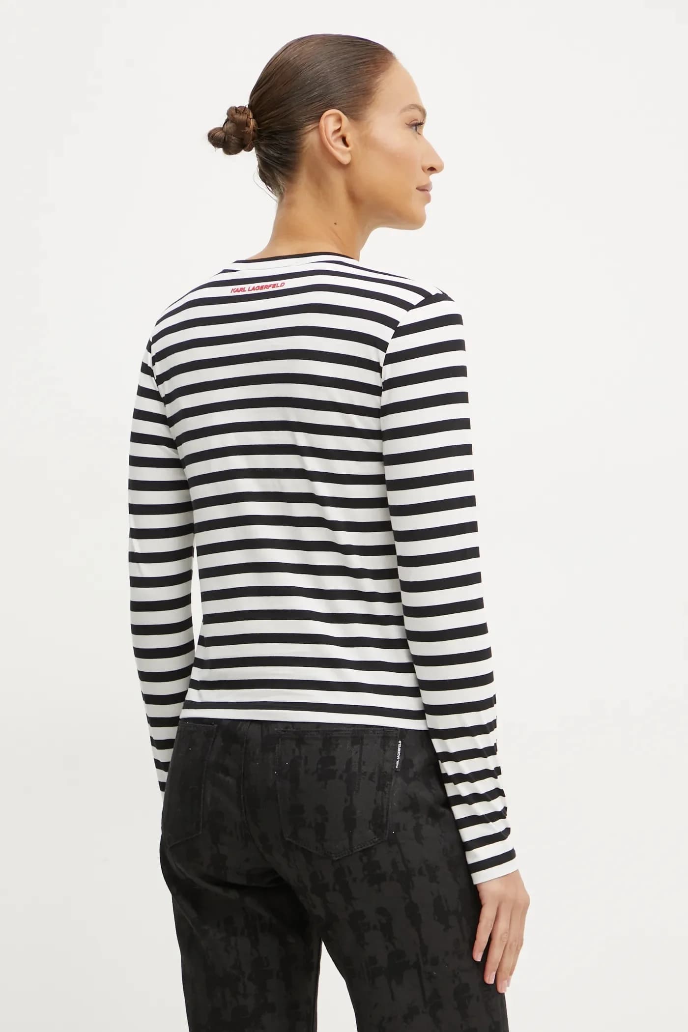 IKON хлопковая рубашка с длинными рукавами - фото 3