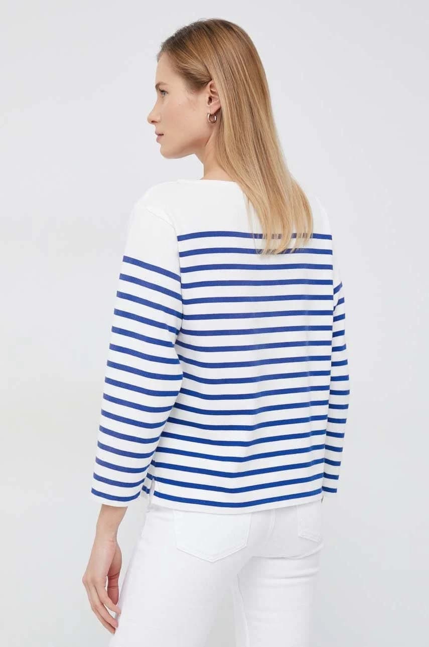 Хлопковая рубашка с длинным рукавом - фото 3