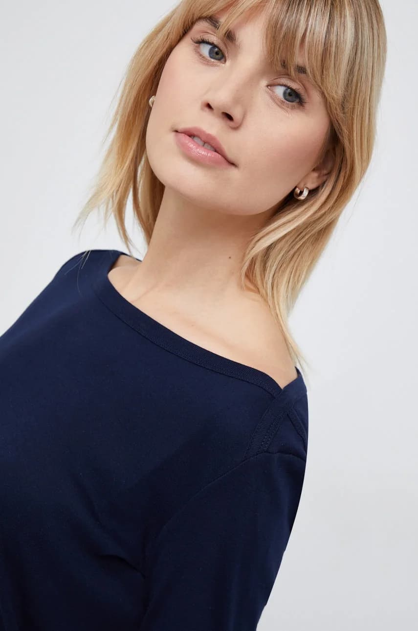 Хлопковая рубашка с длинным рукавом - фото 4