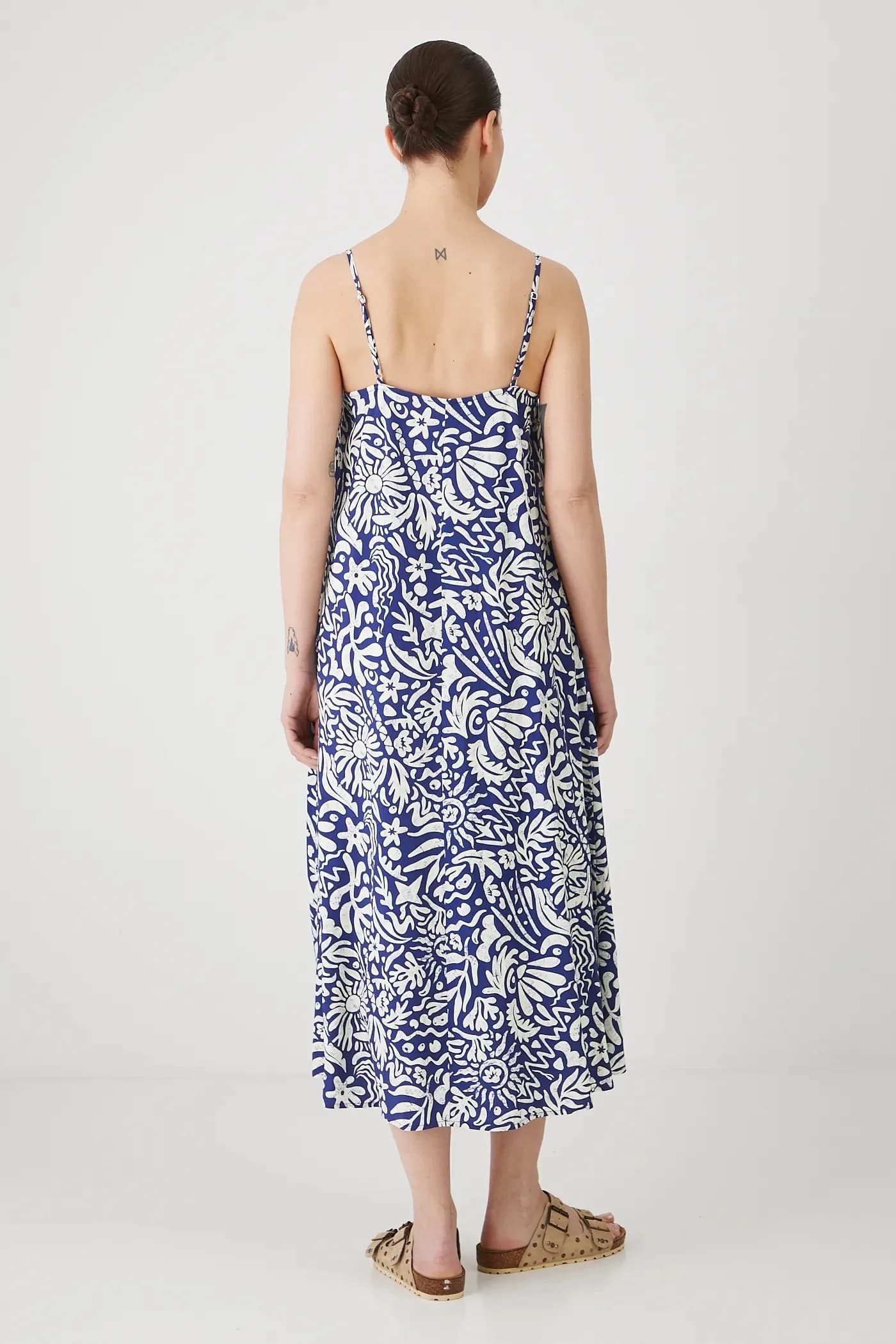 Платье из смесового льна - фото 3