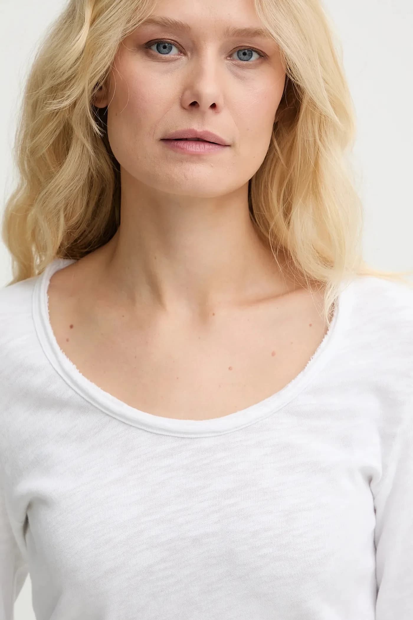 Хлопковая рубашка с длинным рукавом - фото 4