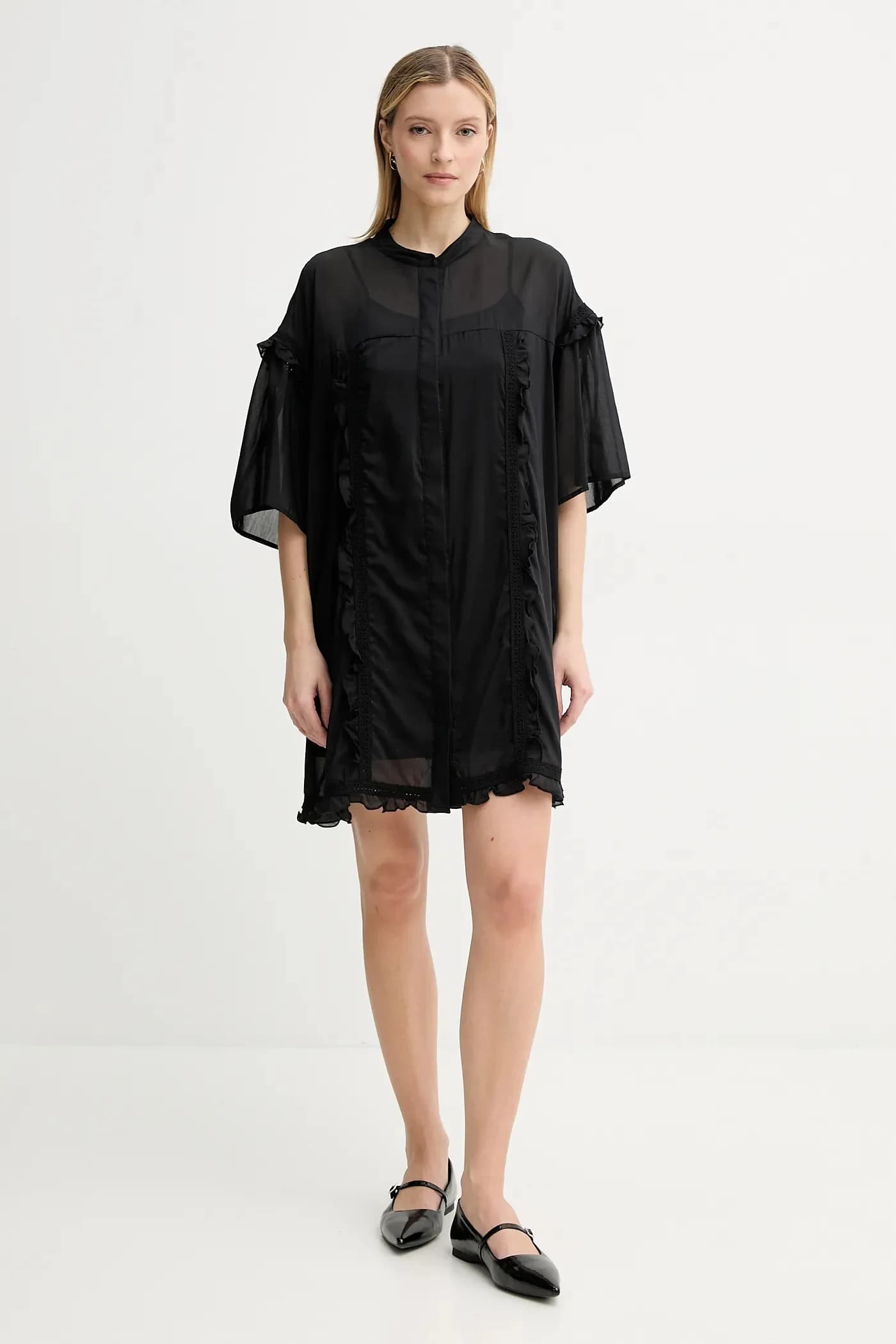 Платье с оттенком шелка - фото 2