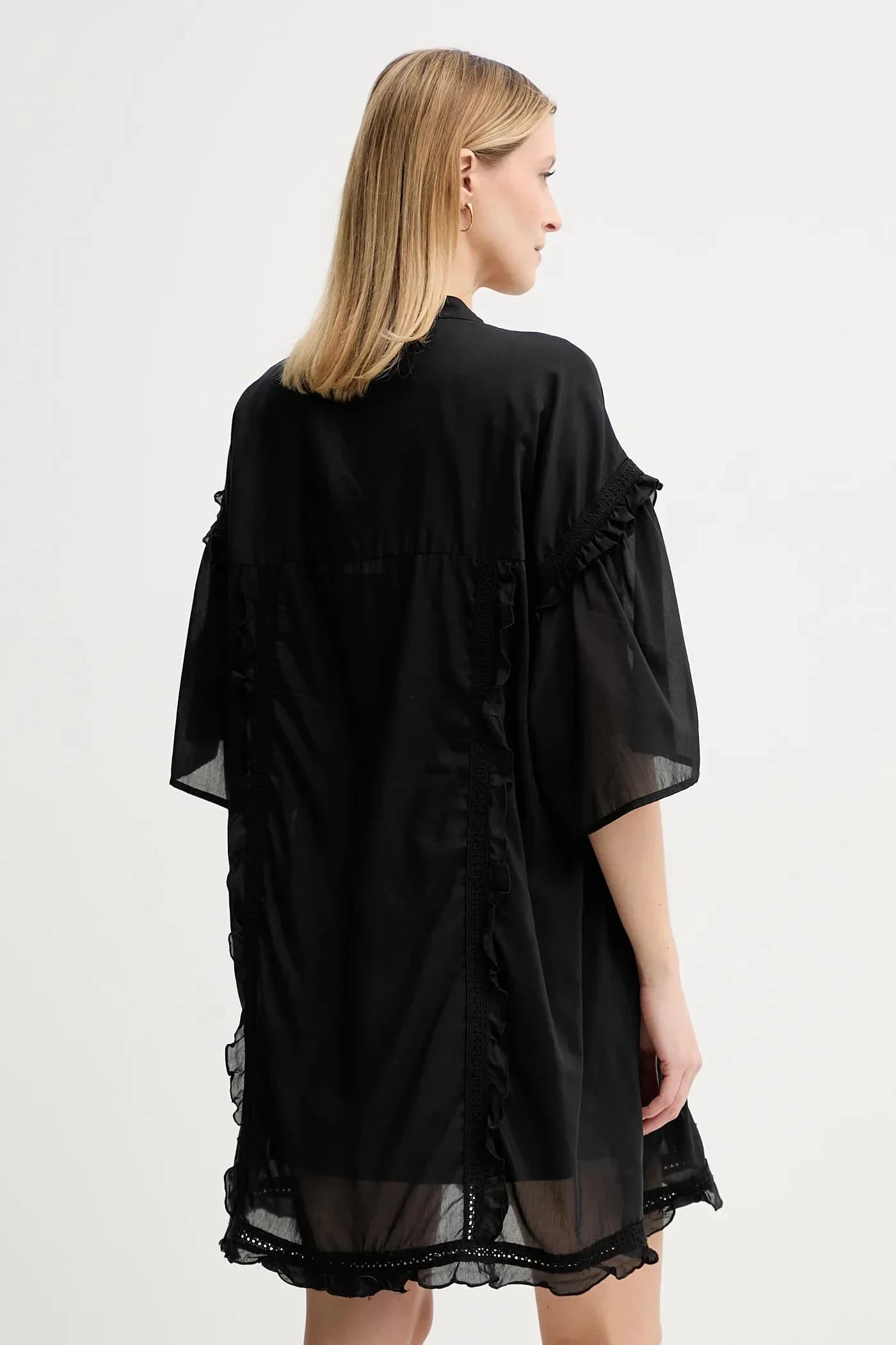 Платье с оттенком шелка - фото 3