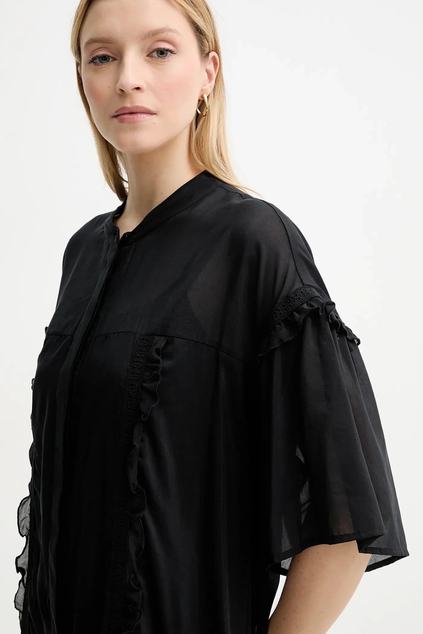 Платье с оттенком шелка - фото 4