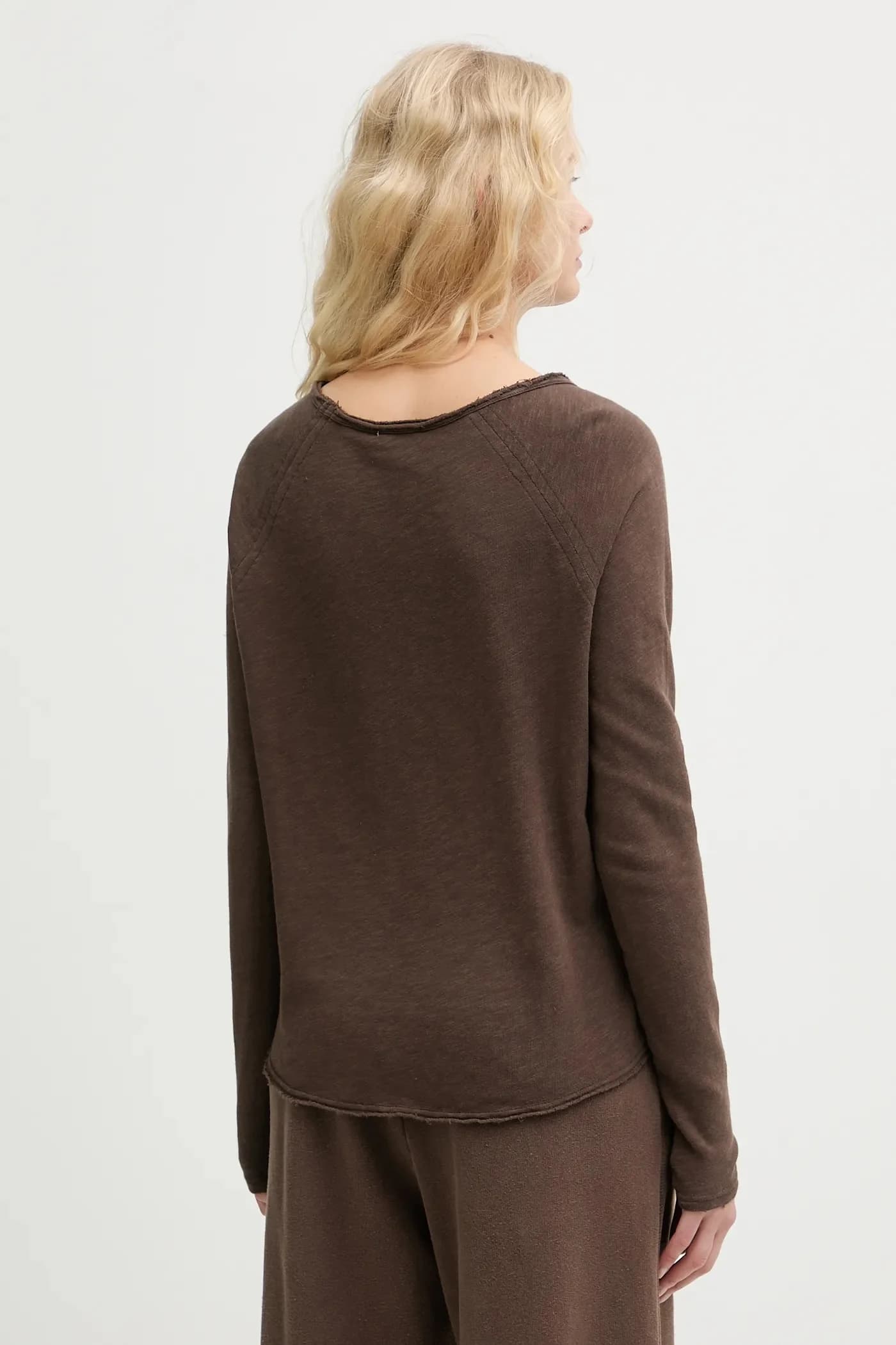 Хлопковая ФУТБОЛКА с длинными рукавами ML COL BATEAU - фото 3