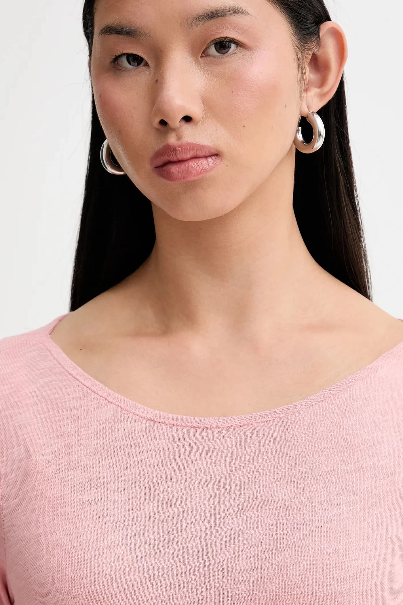 Хлопковая рубашка с длинным рукавом - фото 4