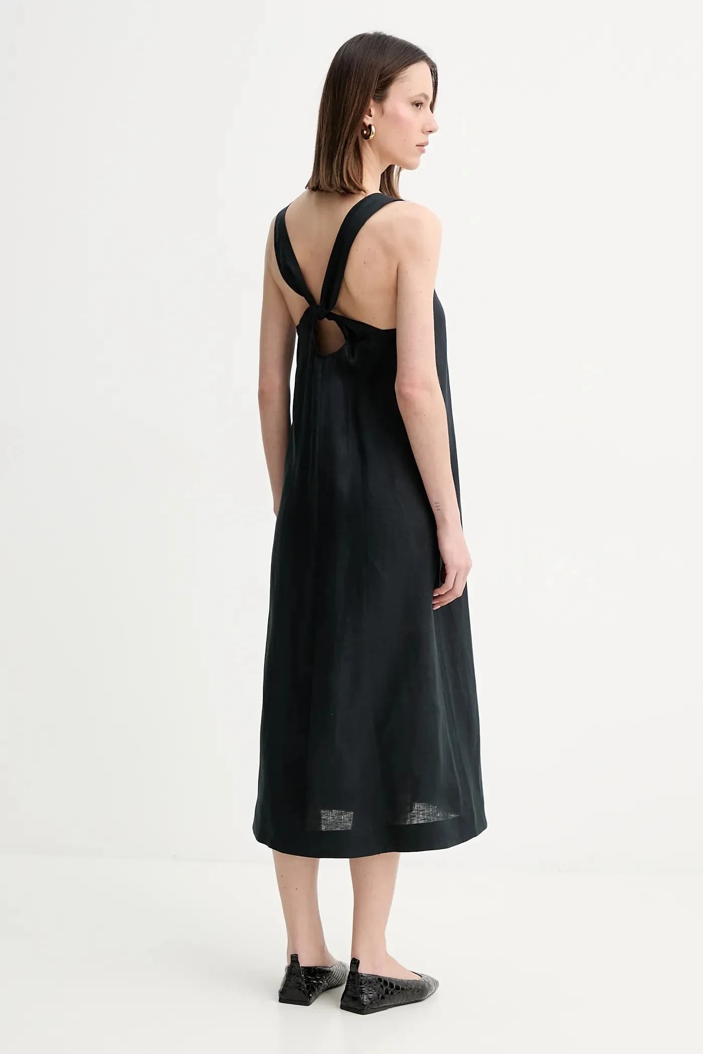 Льняное платье - фото 3