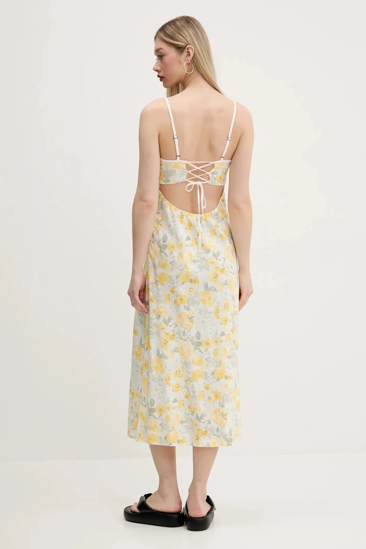 Льняное платье - фото 3