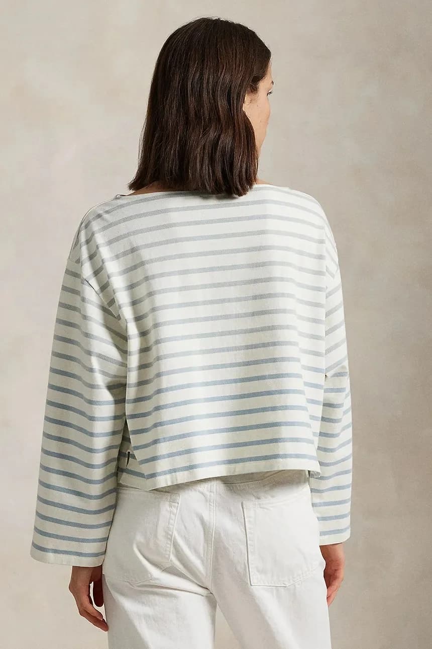 Хлопковая рубашка с длинным рукавом - фото 2