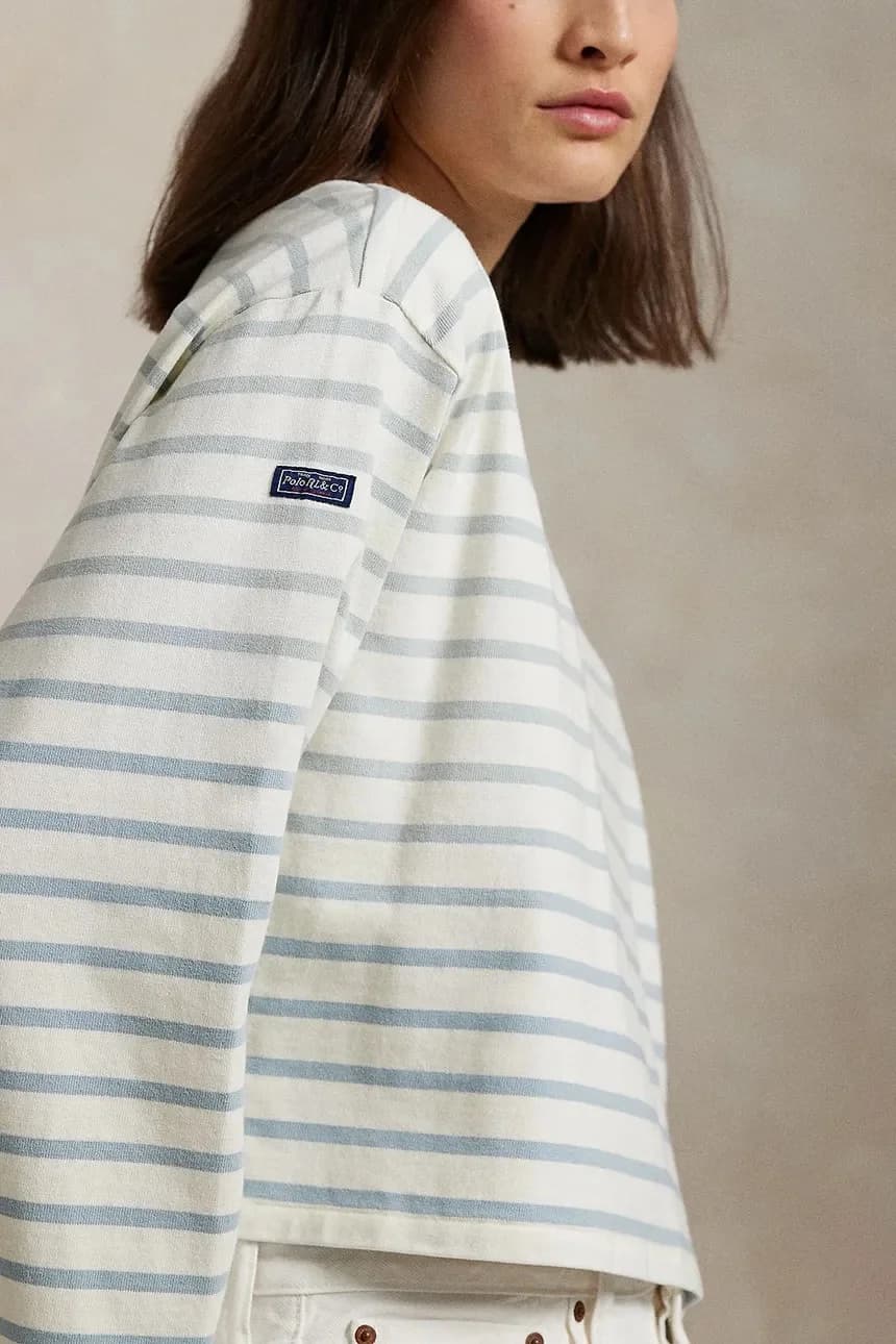 Хлопковая рубашка с длинным рукавом - фото 4