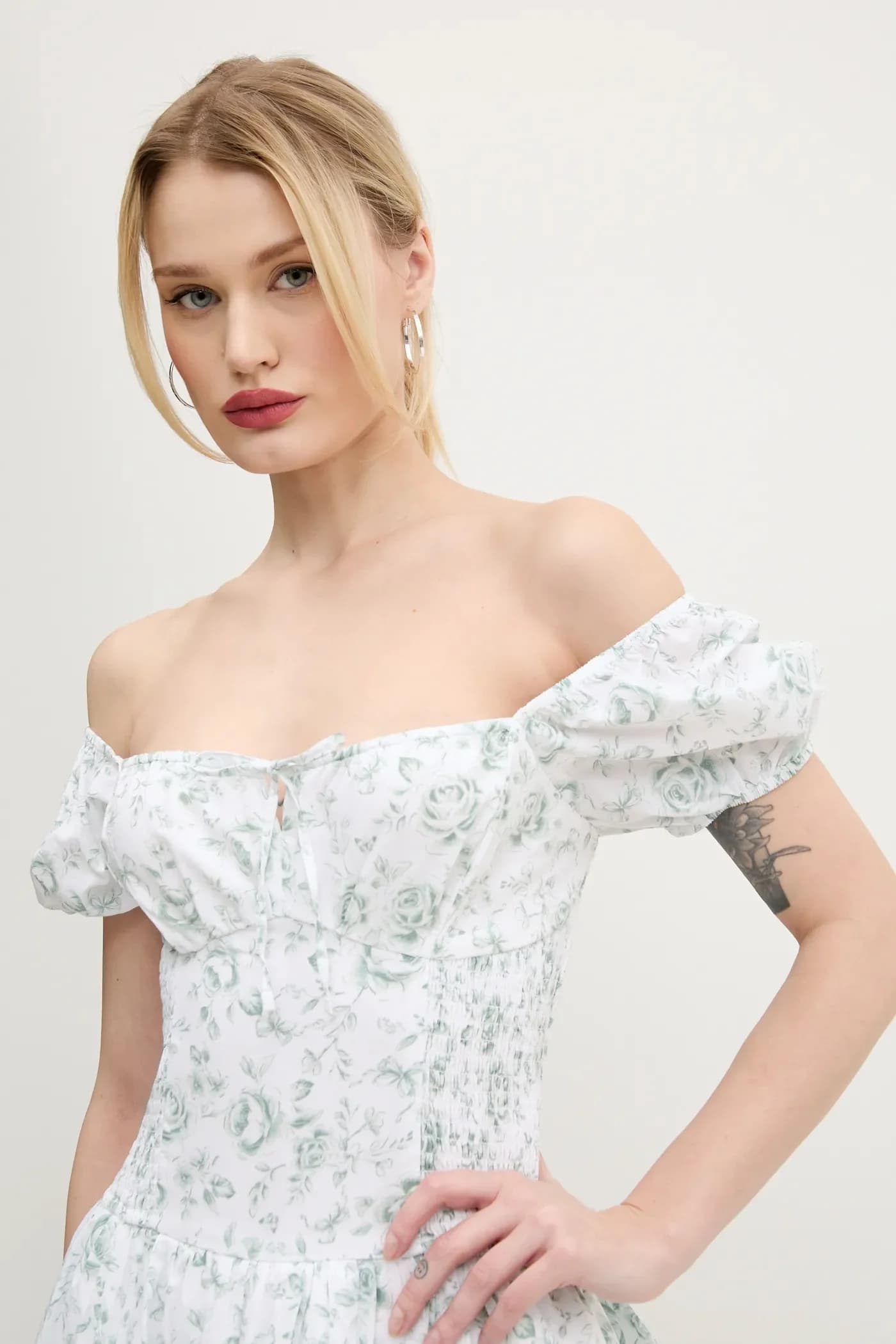 Хлопковое платье - фото 4