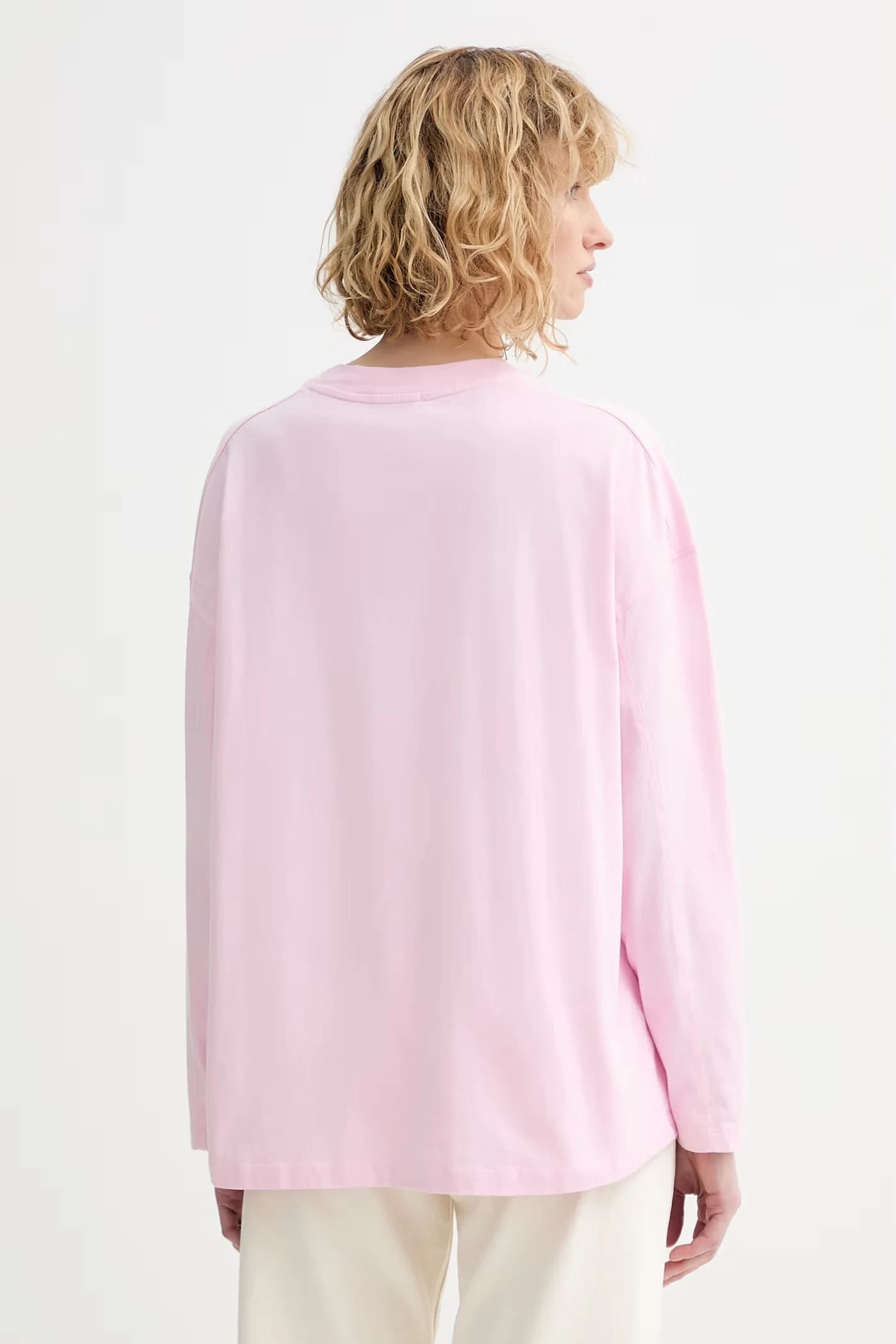 Хлопковая рубашка с длинным рукавом - фото 3